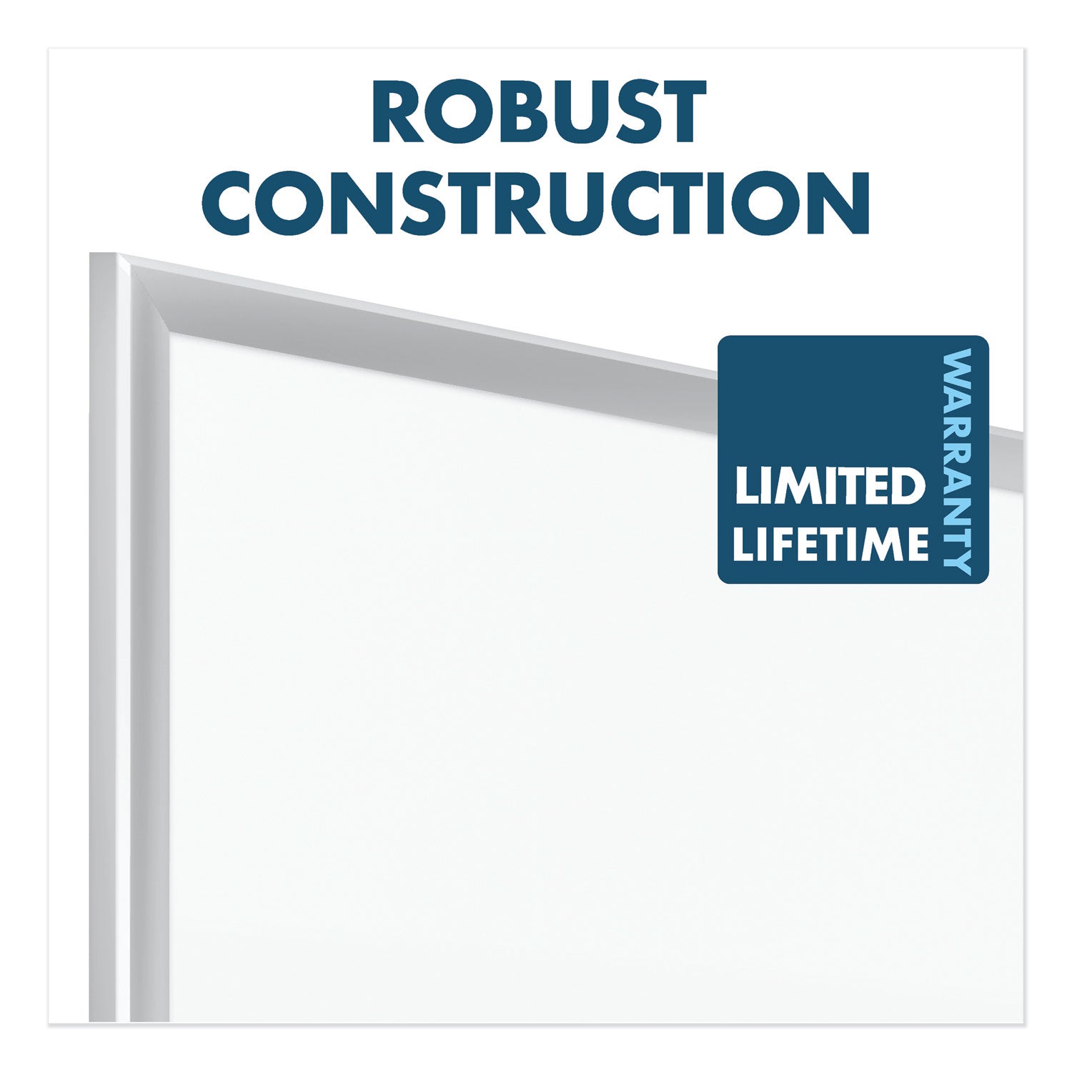 Quartet® Classic Series Porcelain Magnetic Dry Erase Board, 48" x 36", White Surface, Satin Aluminum Frame