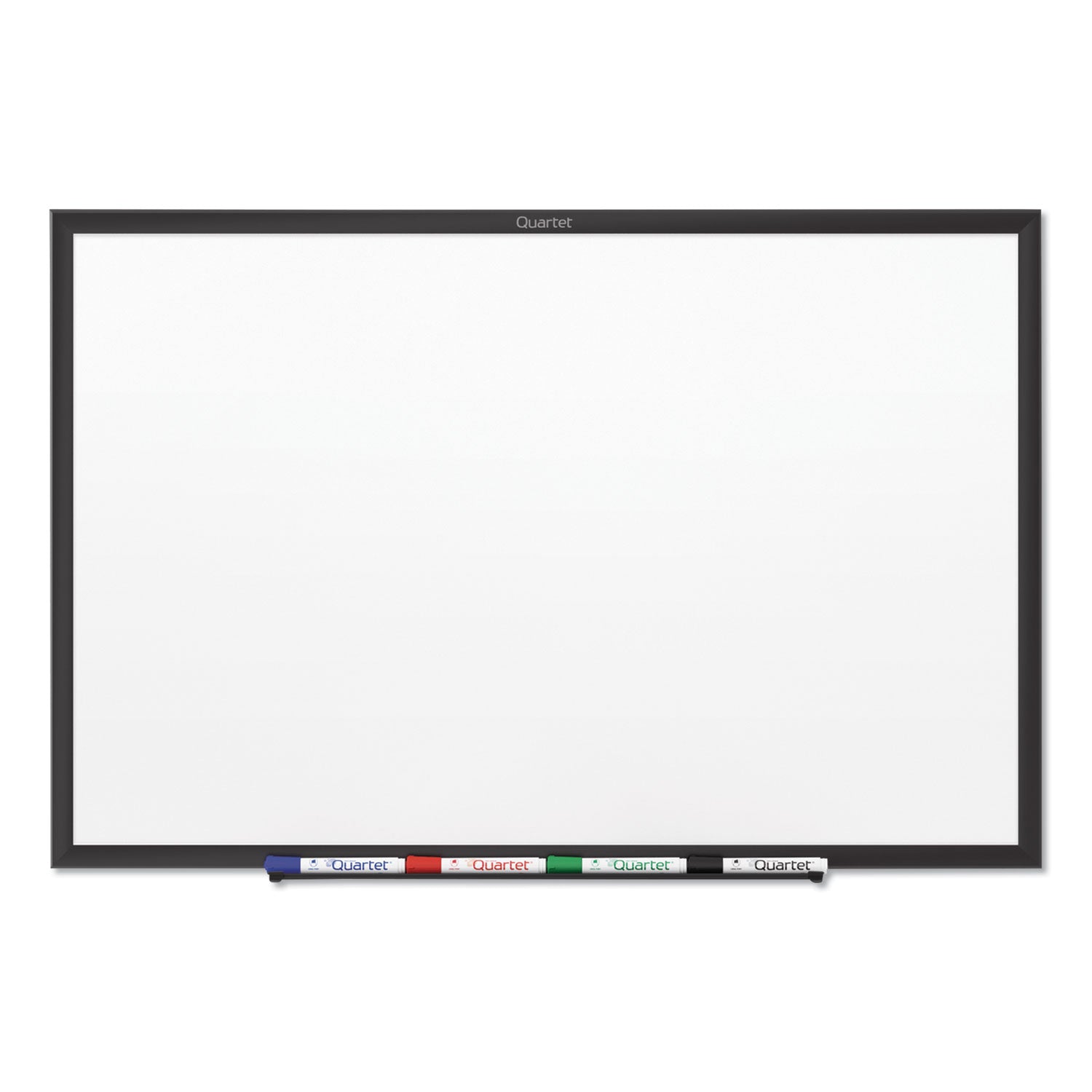 Quartet® Classic Series Nano-Clean Dry Erase Board, 48" x 36", White Surface, Black Aluminum Frame