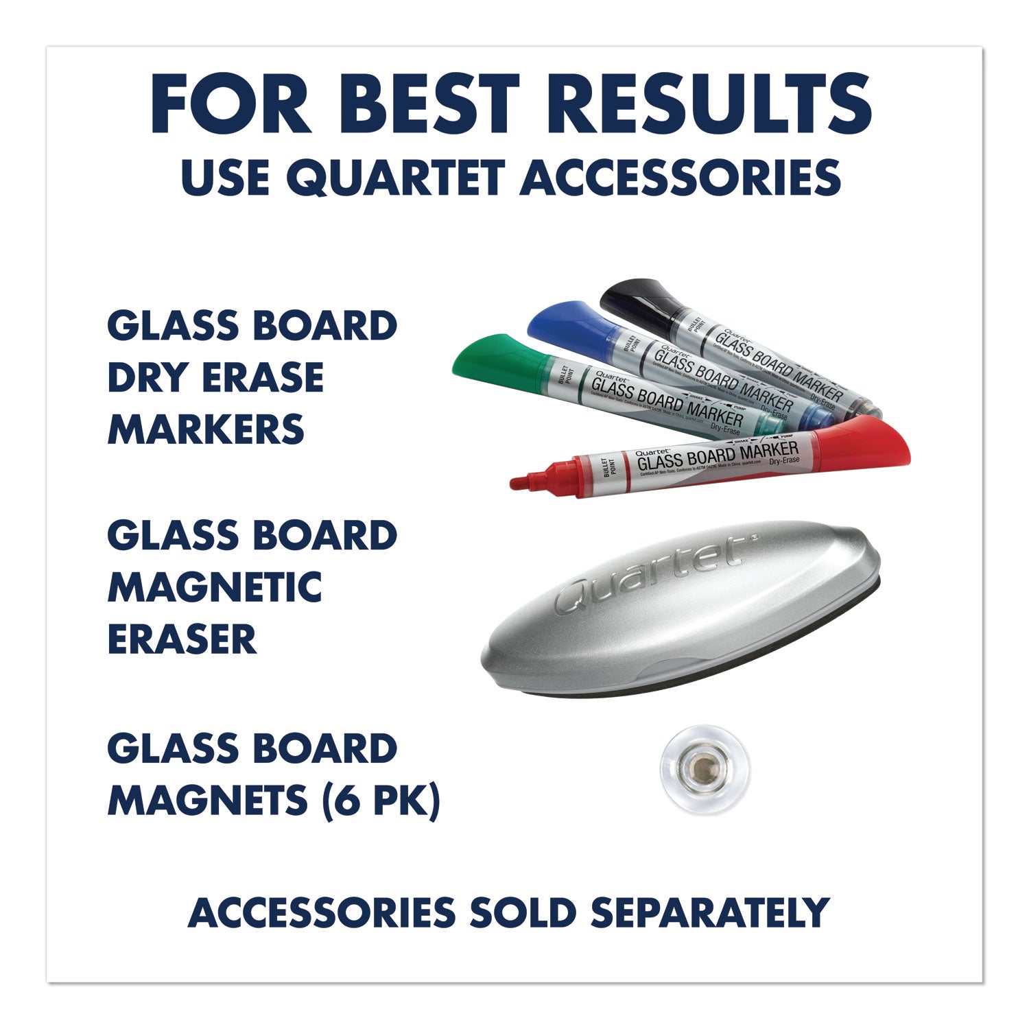 Quartet® Infinity Magnetic Glass Calendar Board, Monthly Planning/Scheduling, 48" x 36", White Surface