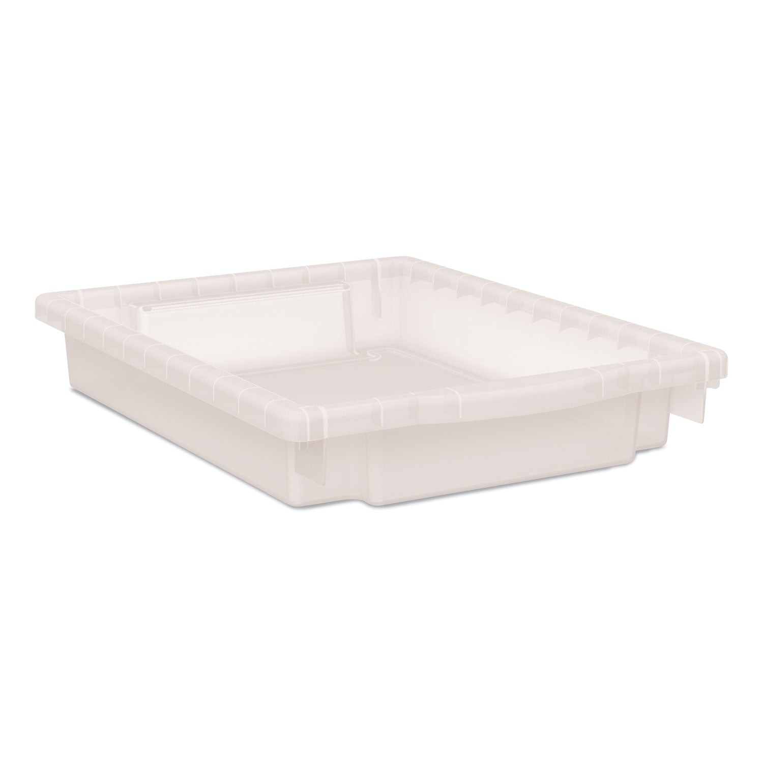 Flagship Storage Bins | 3" Shallow, White