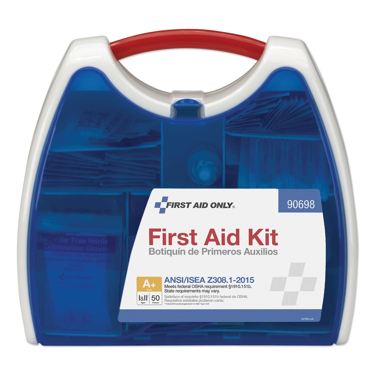 First Aid Only™ Readycare First Aid Kit For 50 People, Ansi A+, 238 Pieces, Plastic Case
