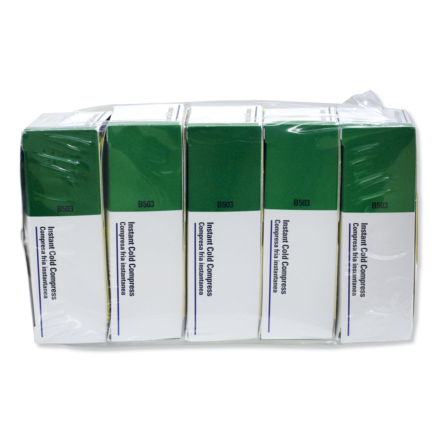 First Aid Only™ Instant Cold Compress, 4 x 5, 1/Box, 5 Boxes/Pack
