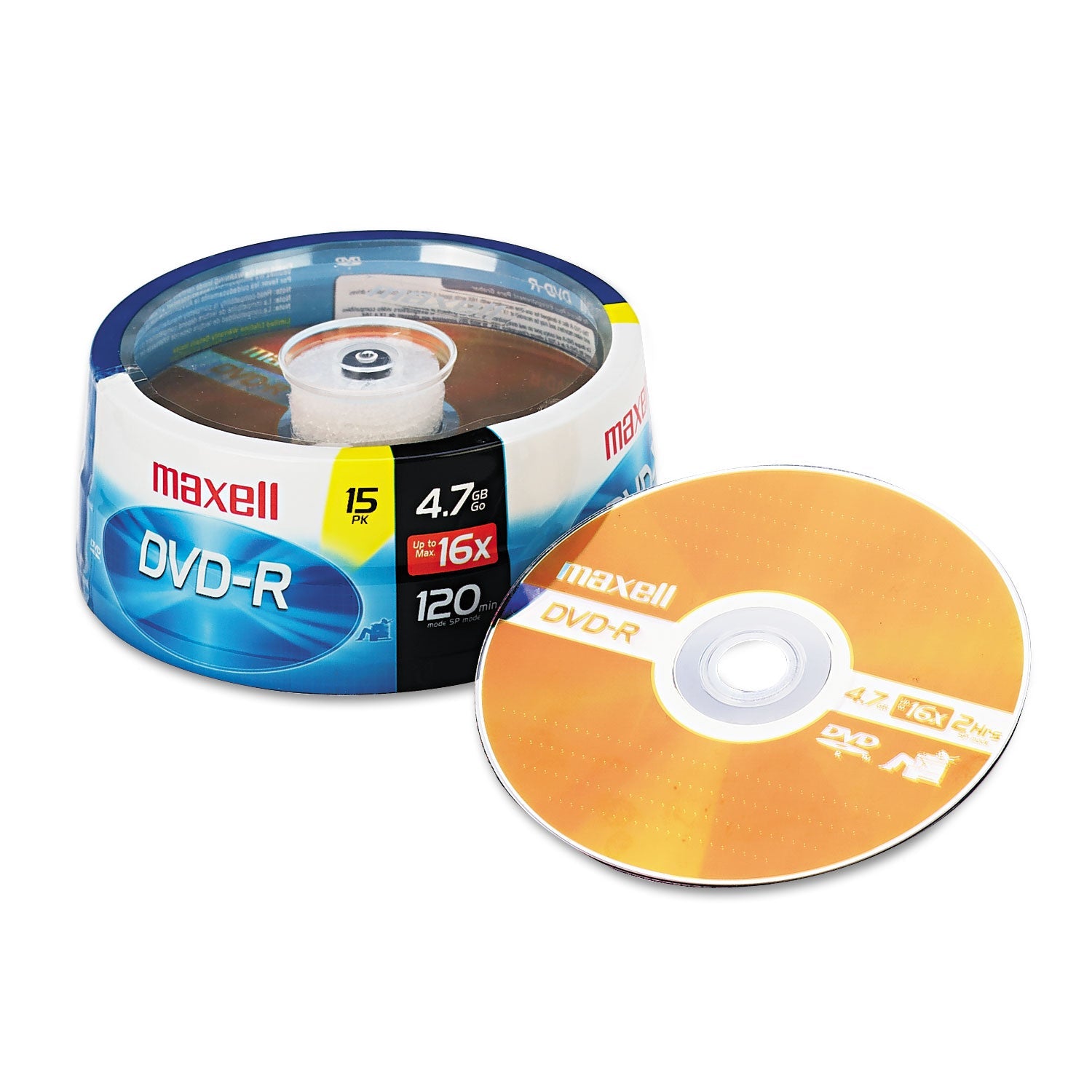 DVD-R Recordable Disc | 16x, Gold, 15/Pack