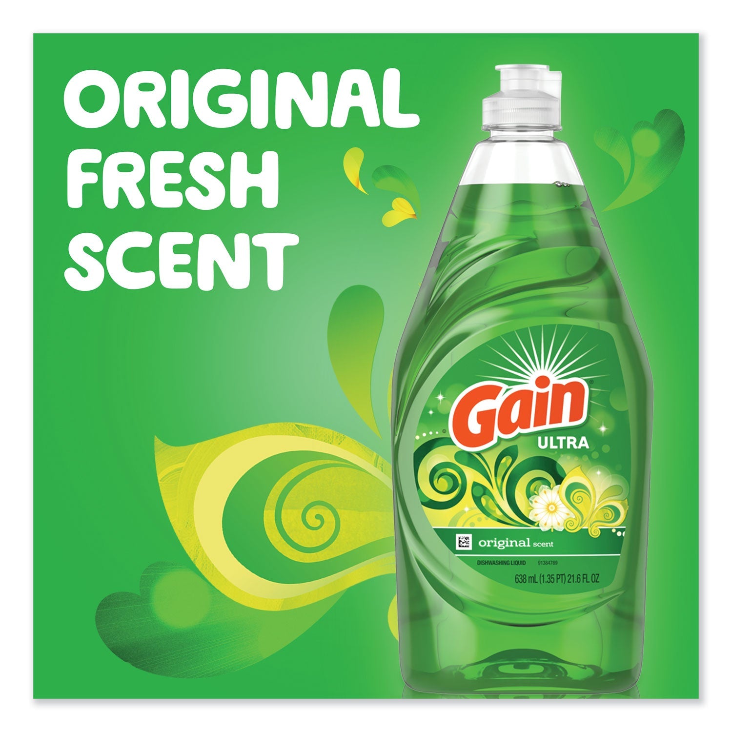Gain® Dishwashing Liquid, Gain Original, 38 oz Bottle