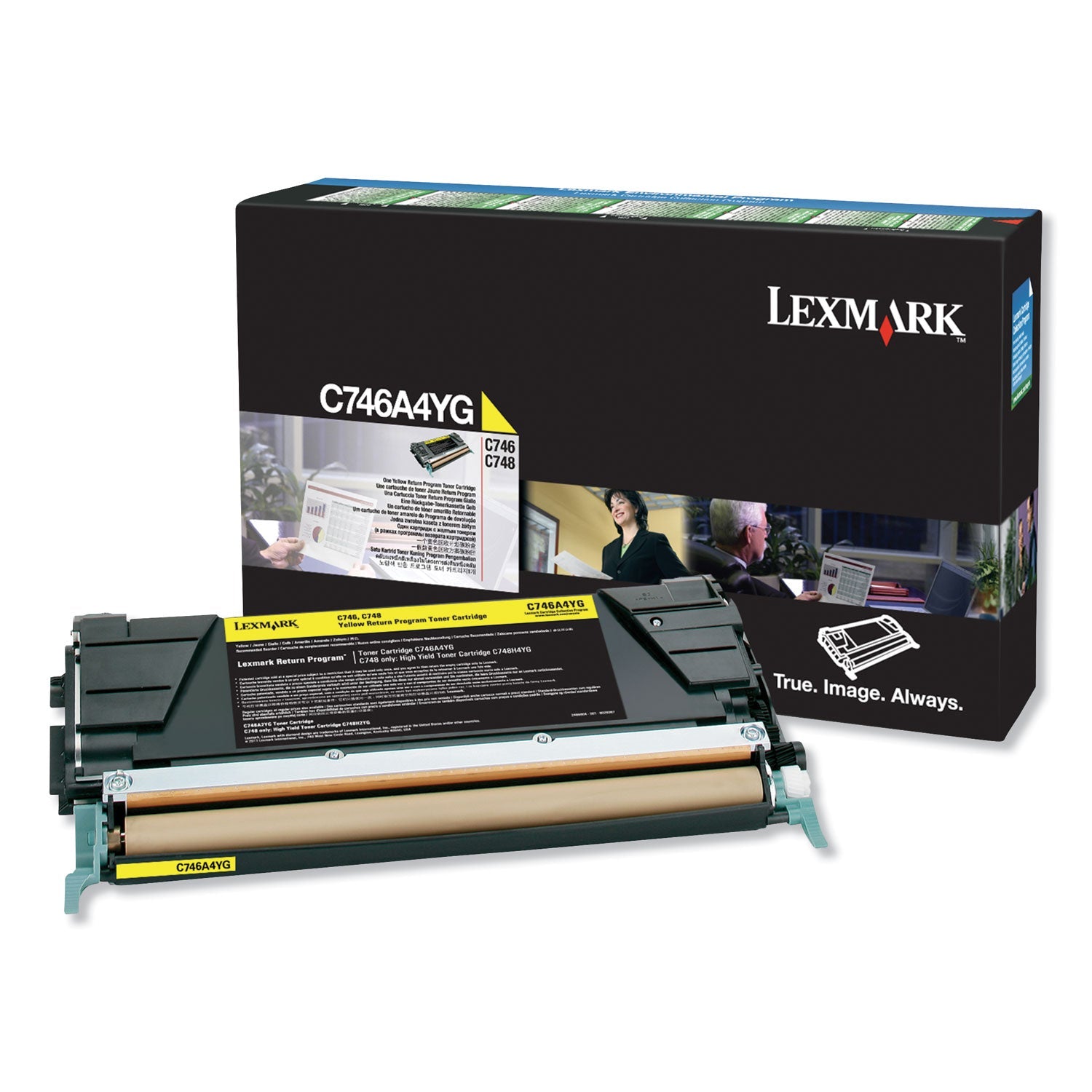 Lexmark C746a1yg Toner | Return Program, Yellow