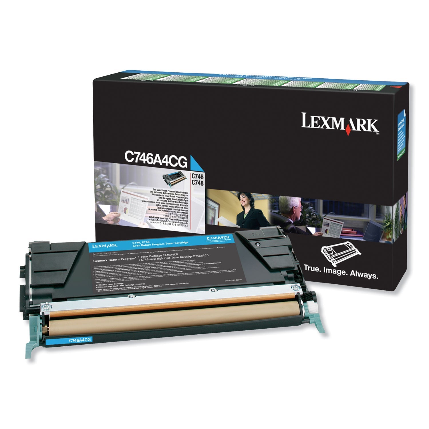 Lexmark C746a4cg Toner | Return Program, Cyan