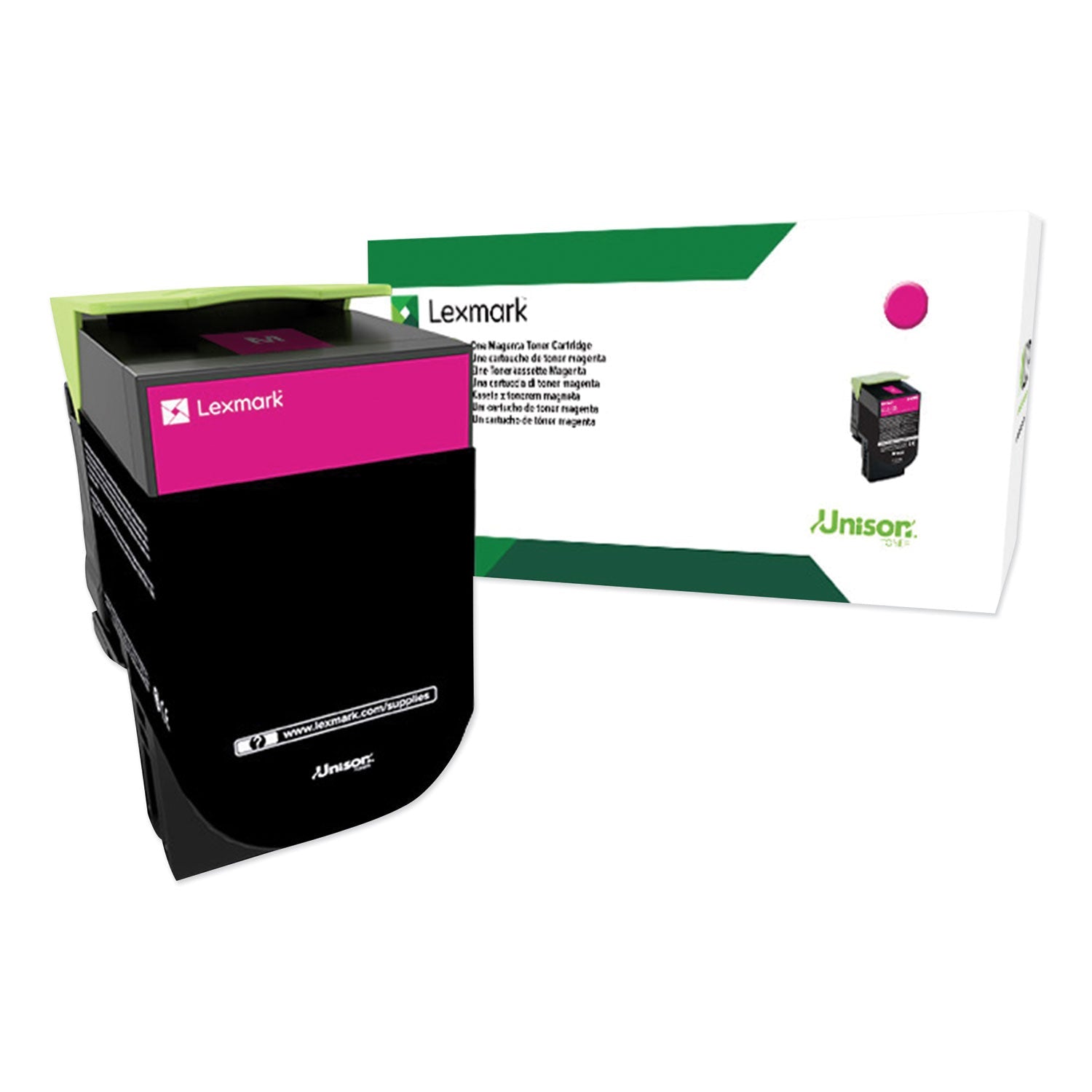 Lexmark 80C0XMG High-Yield Toner | Magenta, TAA