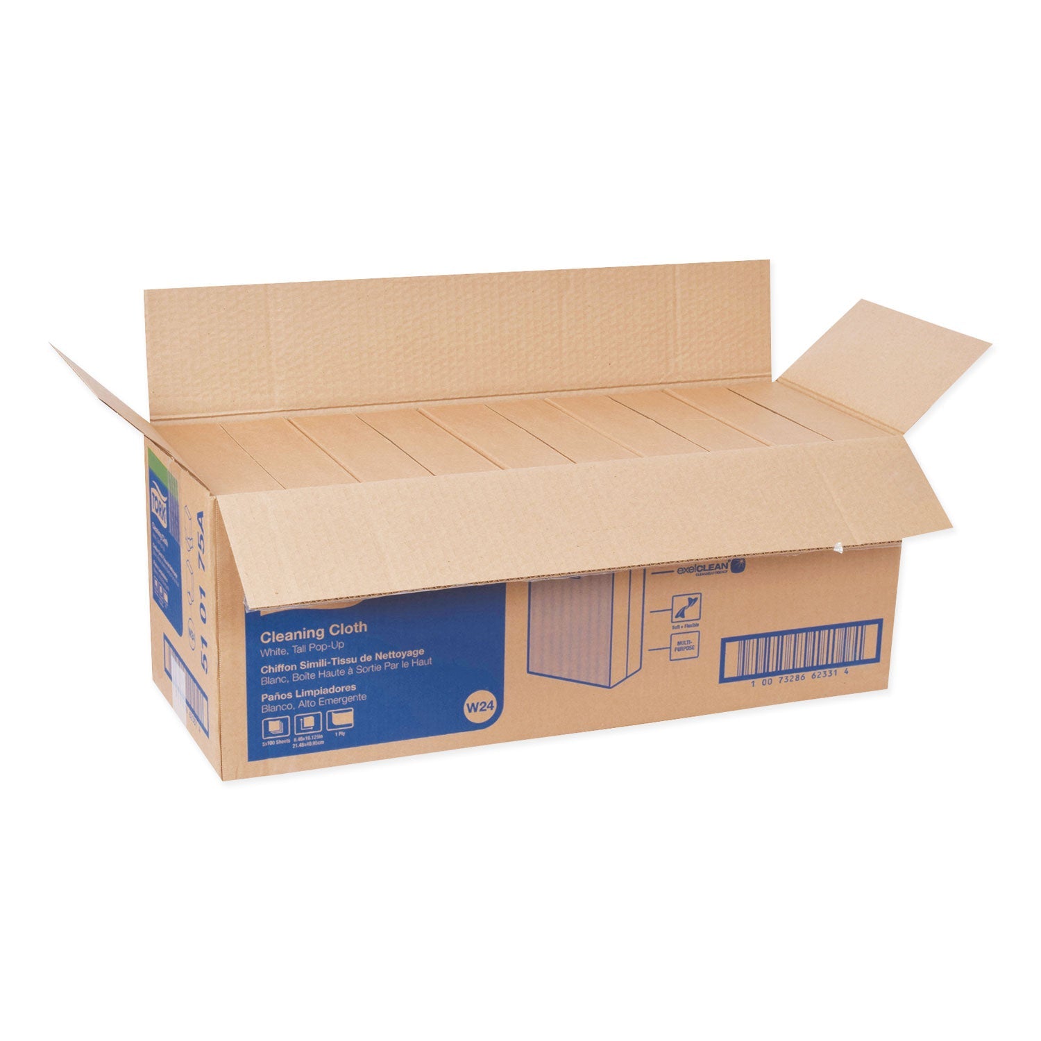 Tork® Heavy-Duty Cleaning Cloth, 8.46 X 16.13, White, 80/box, 5 Boxes/carton
