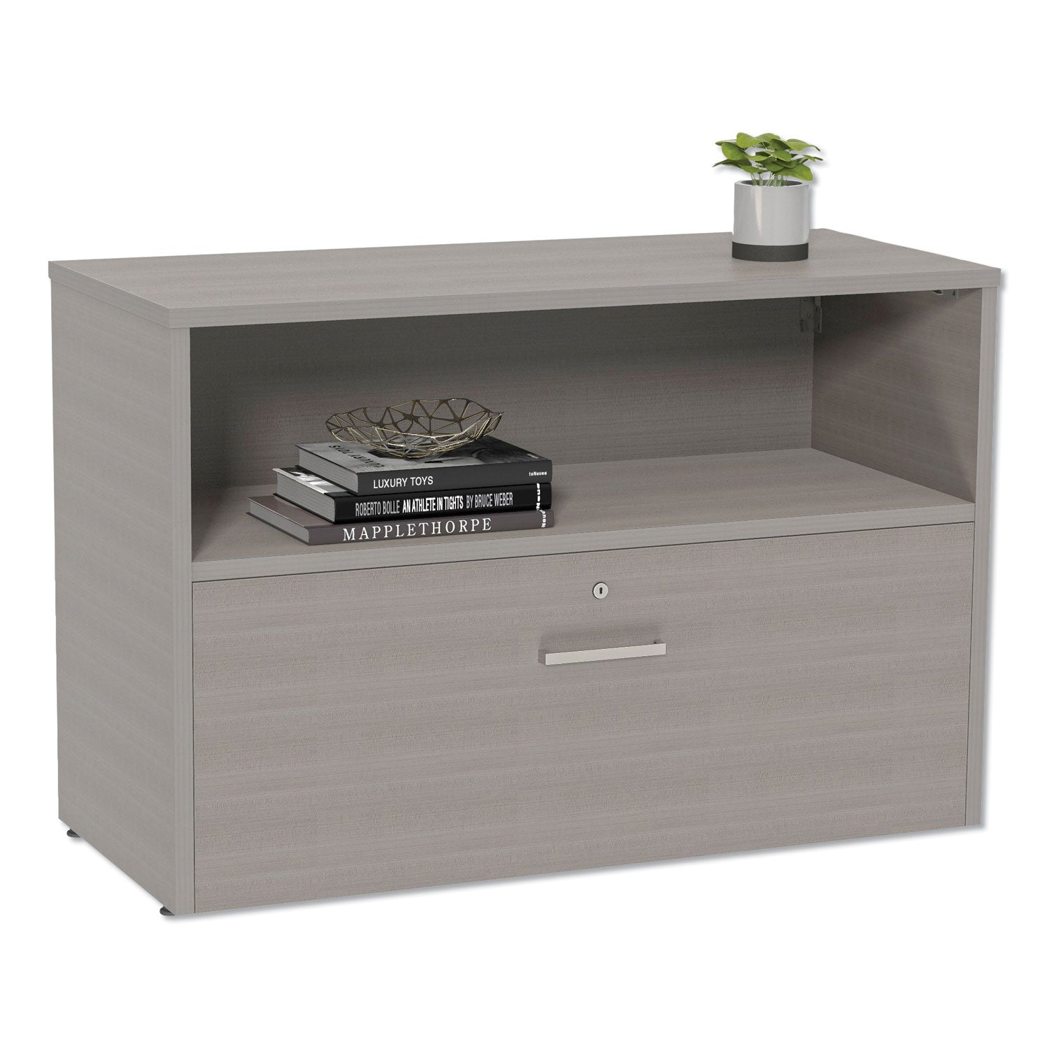 Urban Credenza Pedestal | Lateral File, Ash