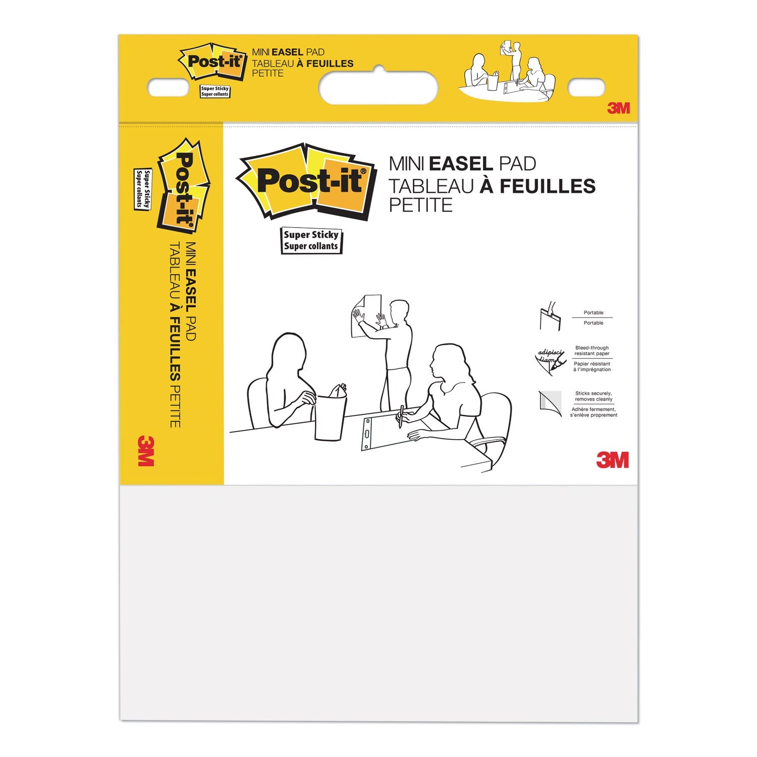 Super Sticky Self-Stick Easel Pads | Unruled