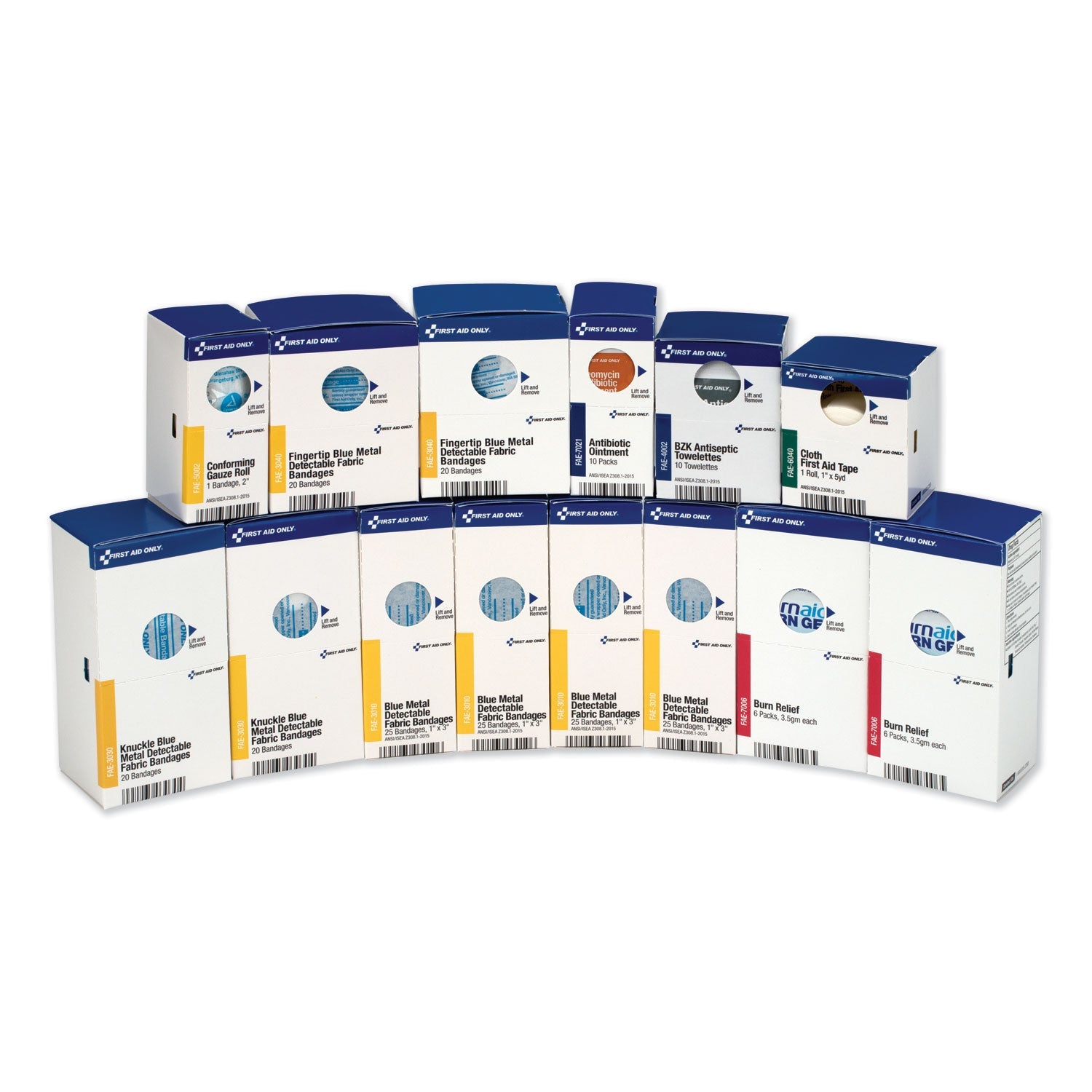Restaurant First Aid Cabinet Refill | 214-Piece