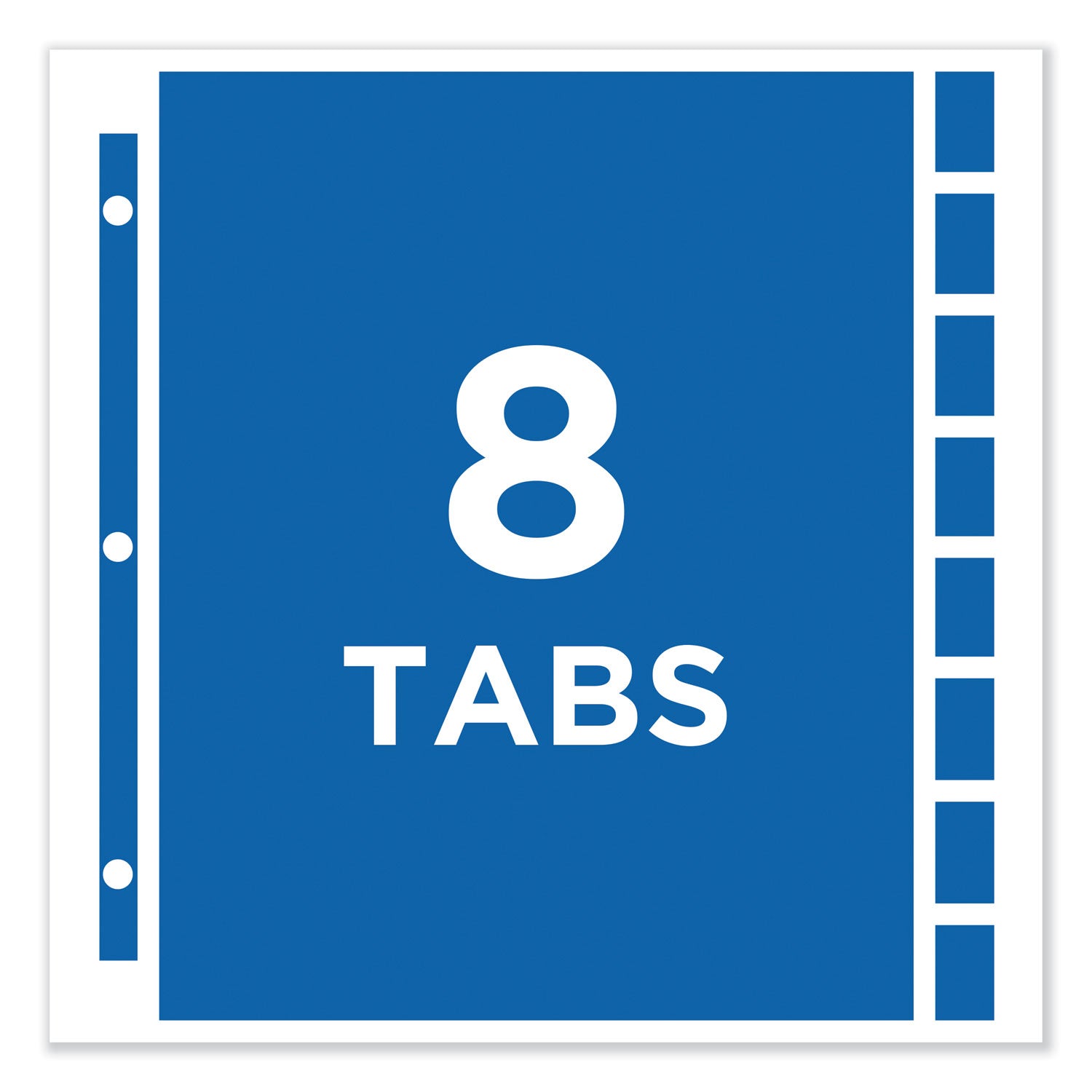 Avery® Protect 'n Tab Top-Load Clear Sheet Protectors W/eight Tabs, Letter