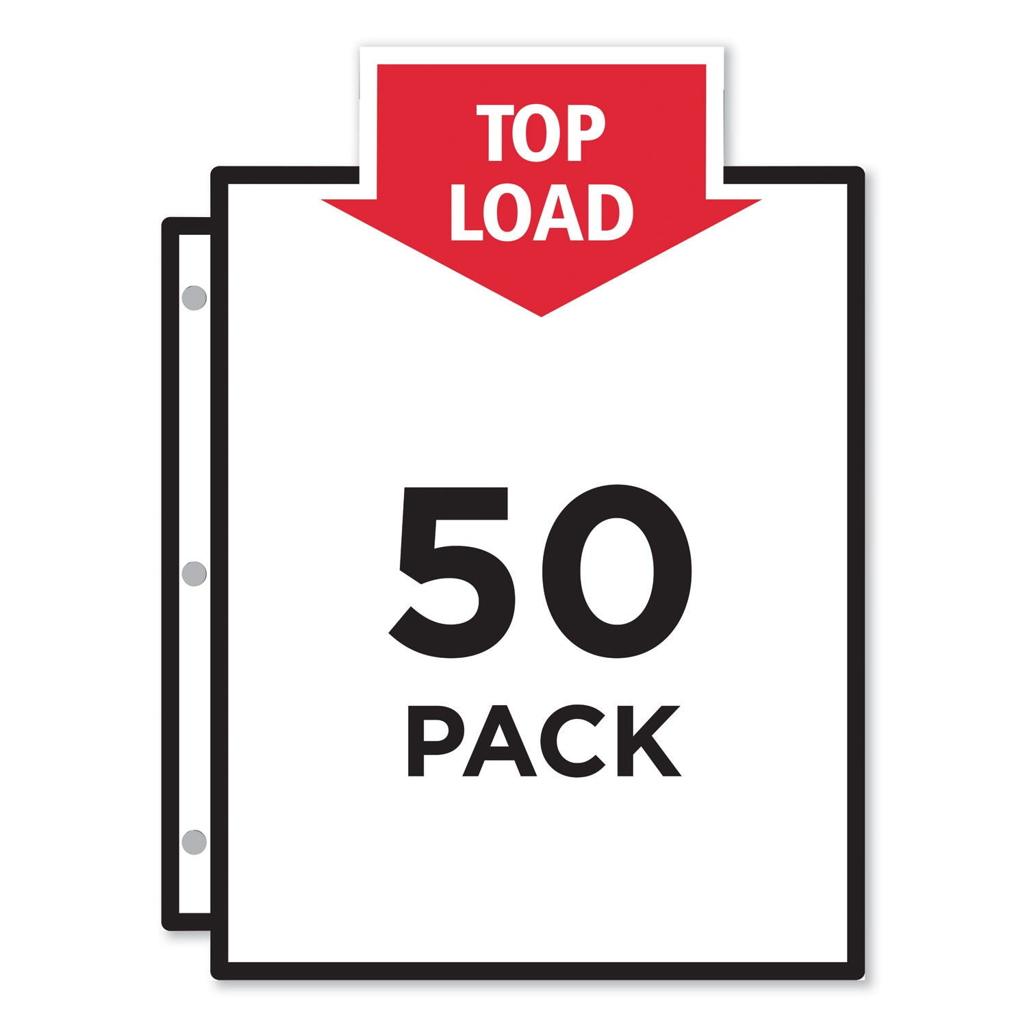 Avery® Top-Load Poly Sheet Protectors, Super Heavy Gauge, Letter, Nonglare, 50/box