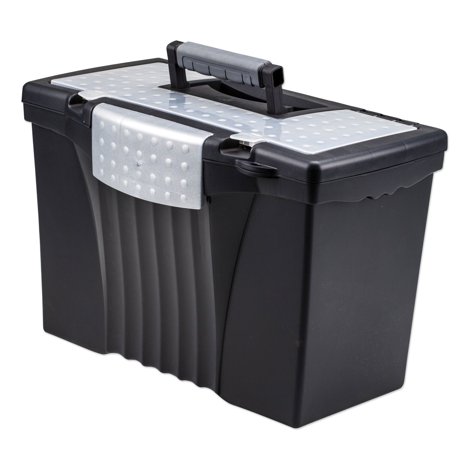 Portable Filebox | Storex Letter/Legal | Black