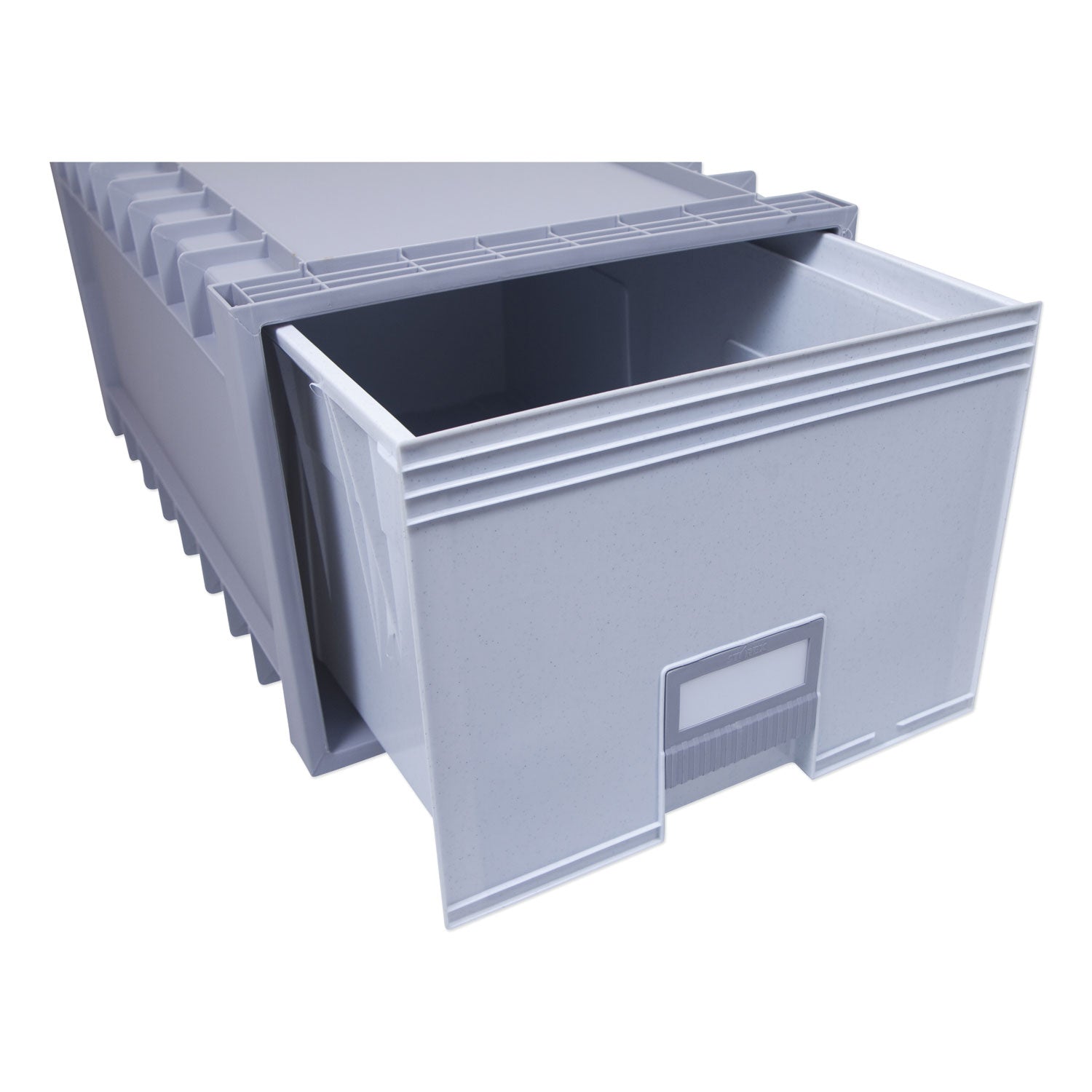Storex Archive Storage Drawers, Letter Files, 15.25" X 24" X 11.5", Gray