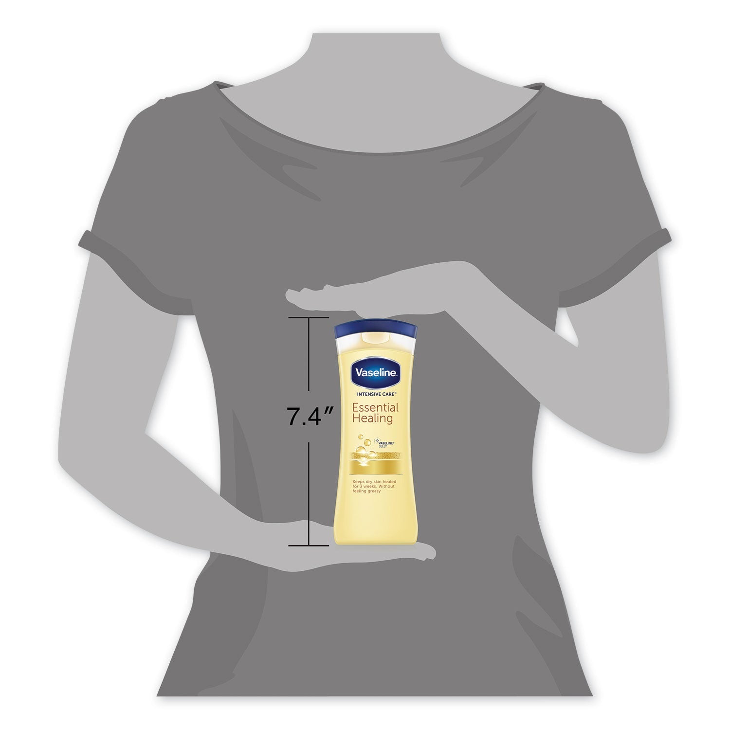 Vaseline® Intensive Care Essential Healing Body Lotion, 20.3 Oz, Pump Bottle