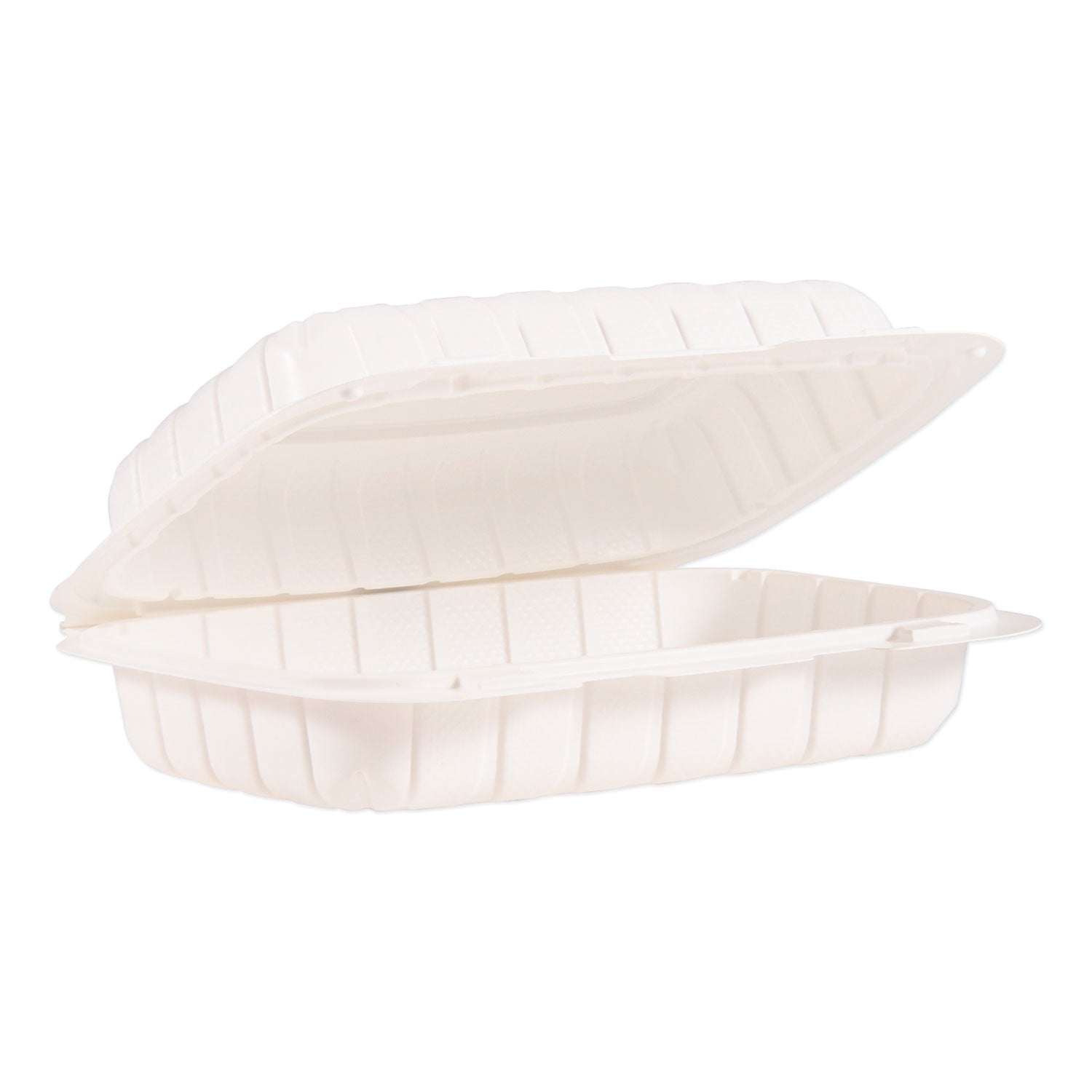 Dart® Hinged Lid Containers, Hoagie Container, 6.5 x 9 x 2.8, White, Plastic, 200/Carton