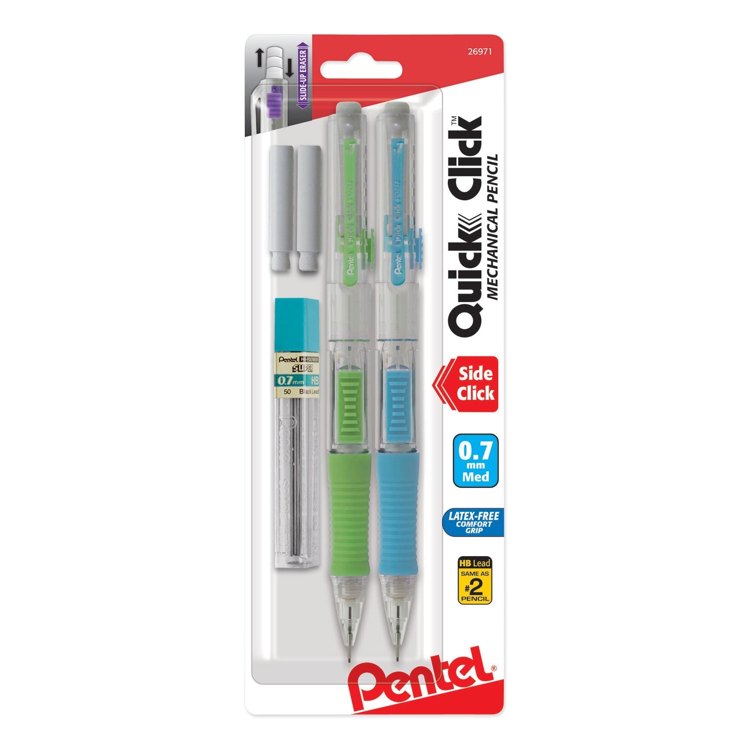 QUICK CLICK Mechanical Pencils | 2-Pack