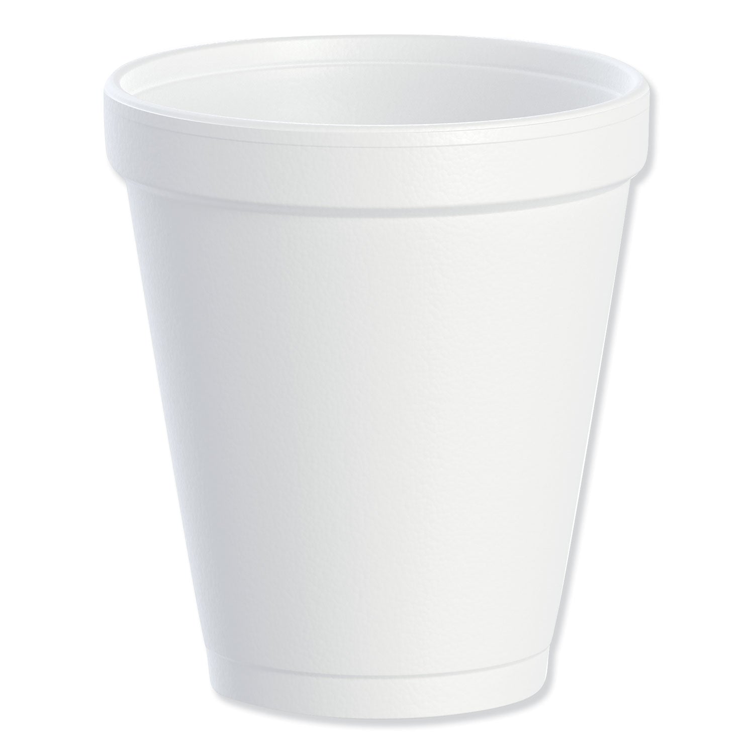 Dart® Foam Drink Cups, 8 Oz, White, 25/bag, 40 Bags/carton