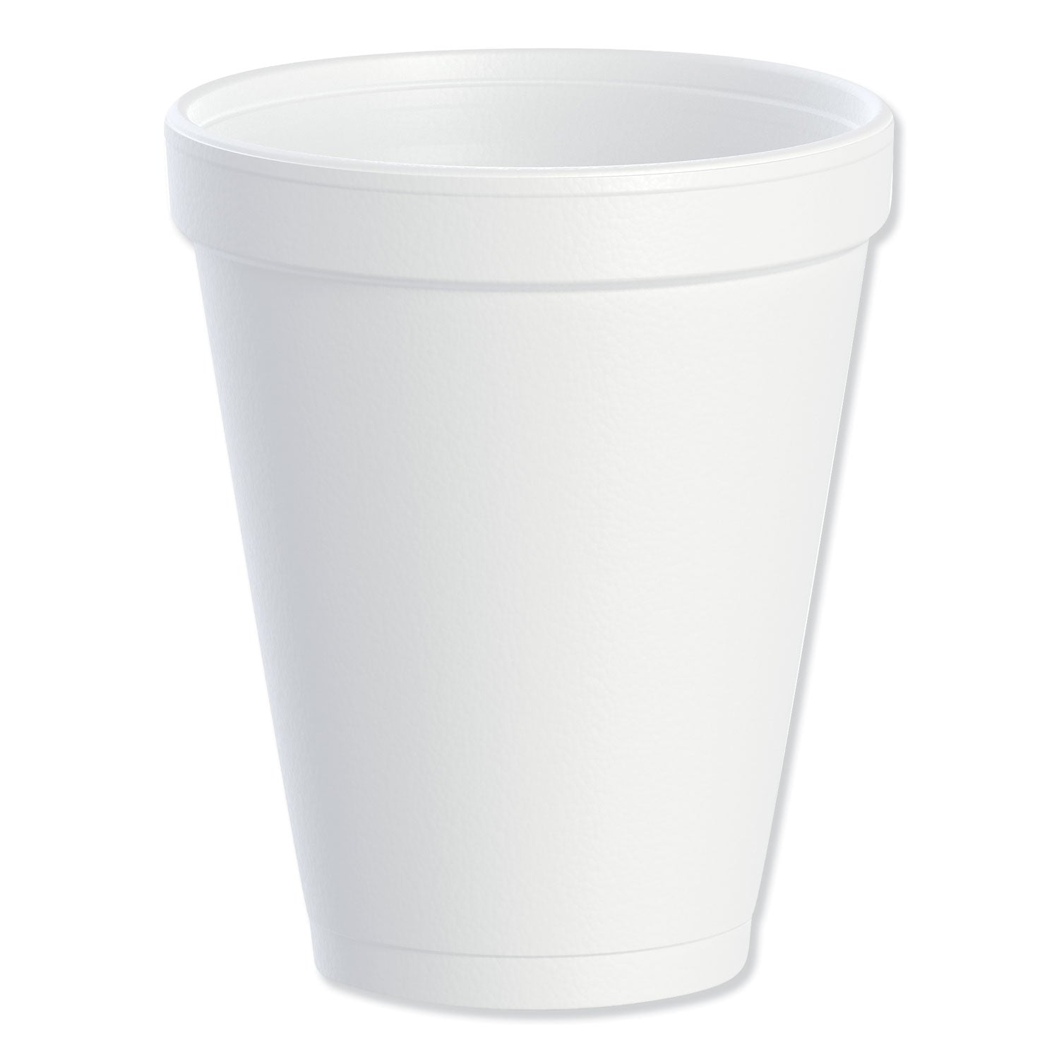 Dart® Foam Drink Cups, 10 Oz, White, 25/bag, 40 Bags/carton