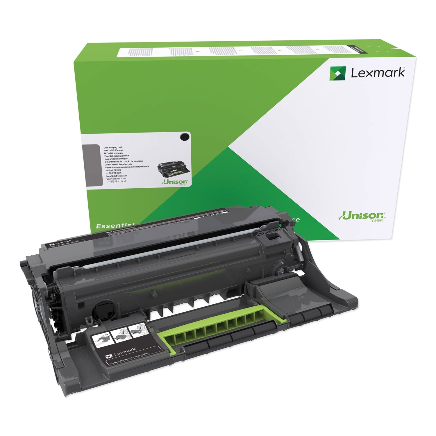 Lexmark™ 56f0z0e Imaging Unit, 60,000 Page-Yield, Black