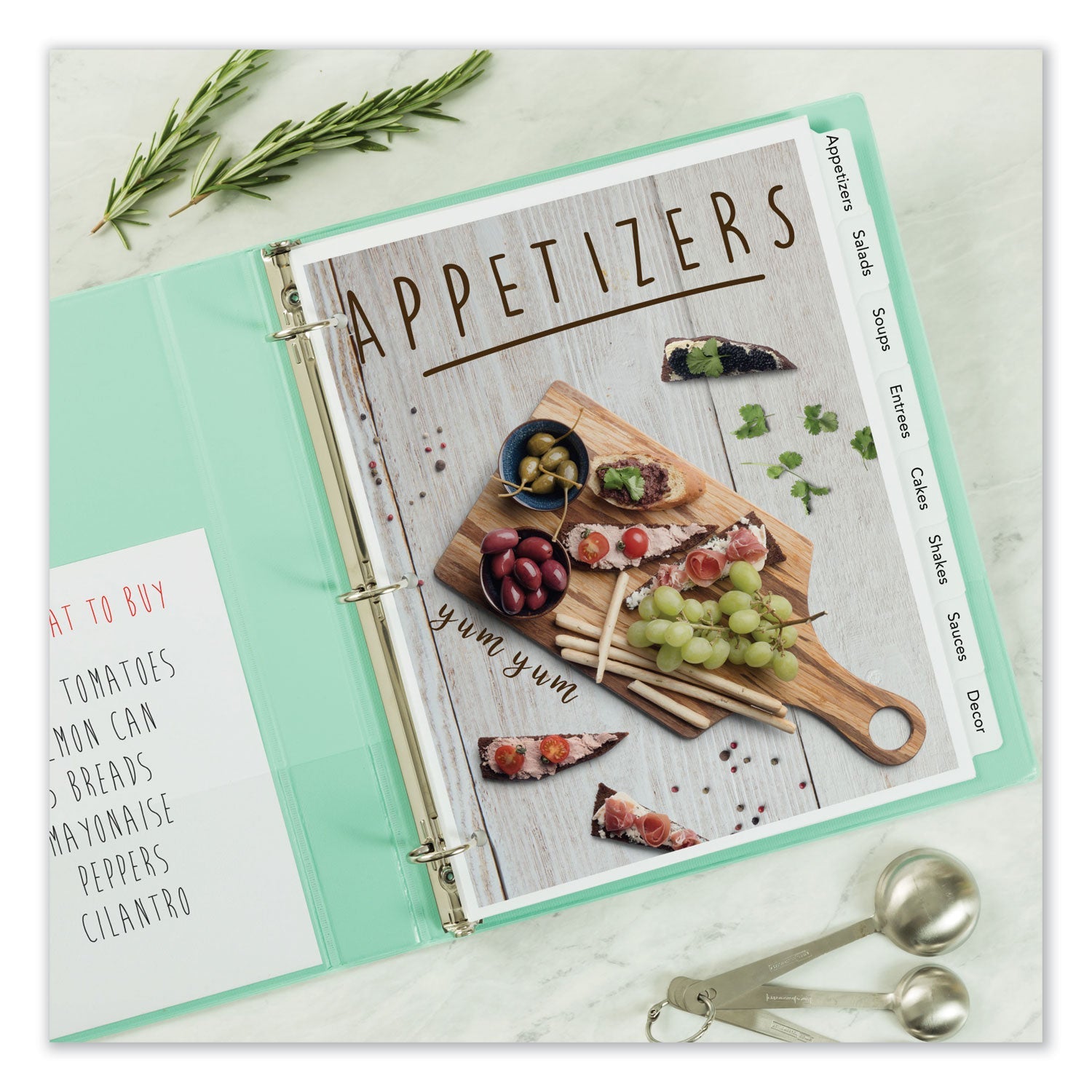 Avery® Customizable Print-On Dividers, 3-Hole Punched, 8-Tab, 11 x 8.5, White, 5 Sets