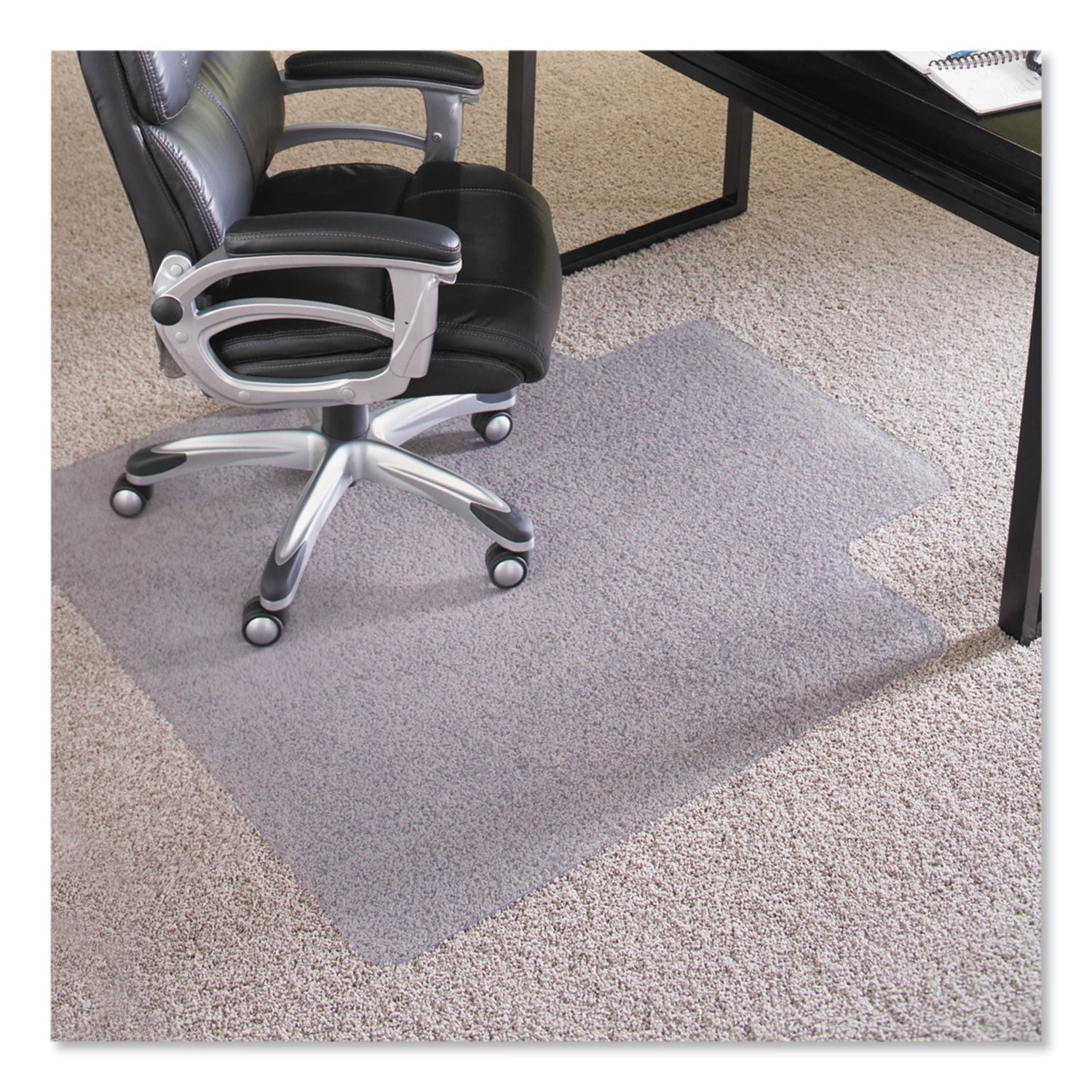 EverLife Intensive Use Chair Mat | 45x53, Clear