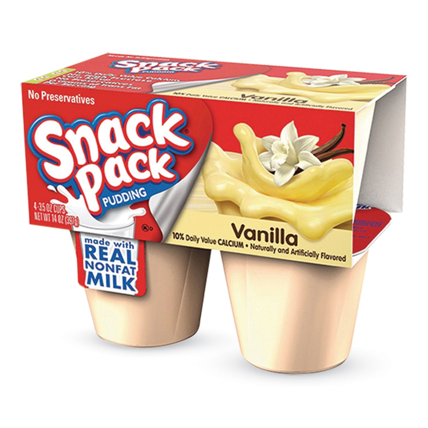 Vanilla Pudding Cups | Snack Pack, 48-Carton