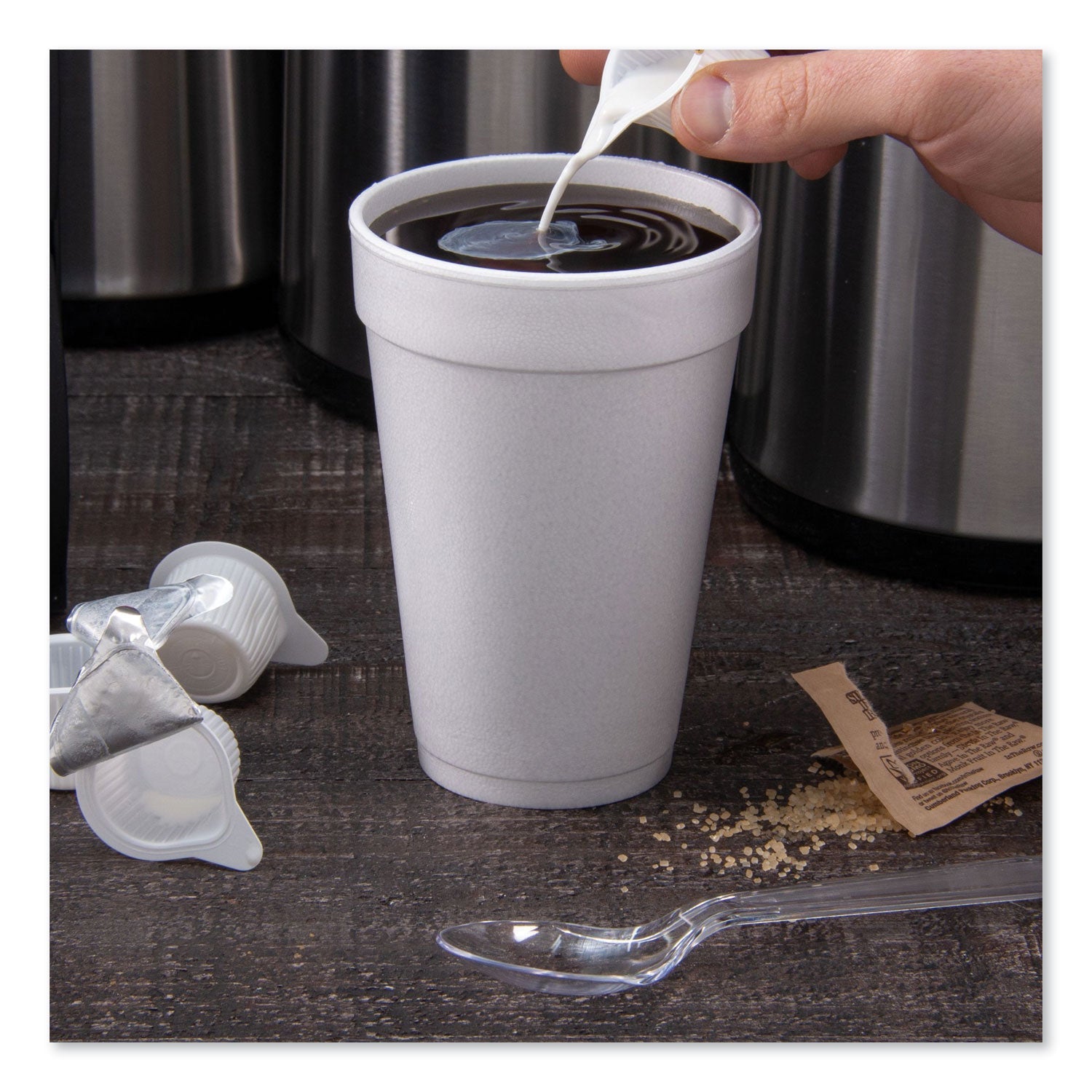 Dart® Foam Drink Cups, 16 Oz, White, 25/bag, 40 Bags/carton