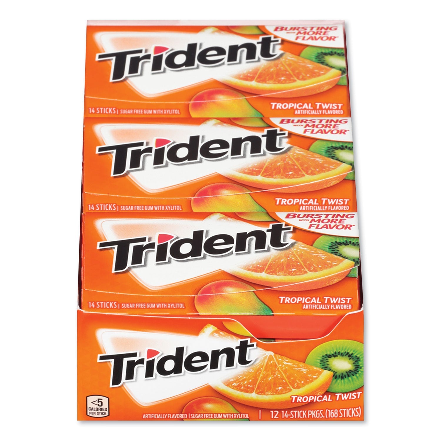 Sugar-Free Gum | Trident® Tropical Twist 12-Pack