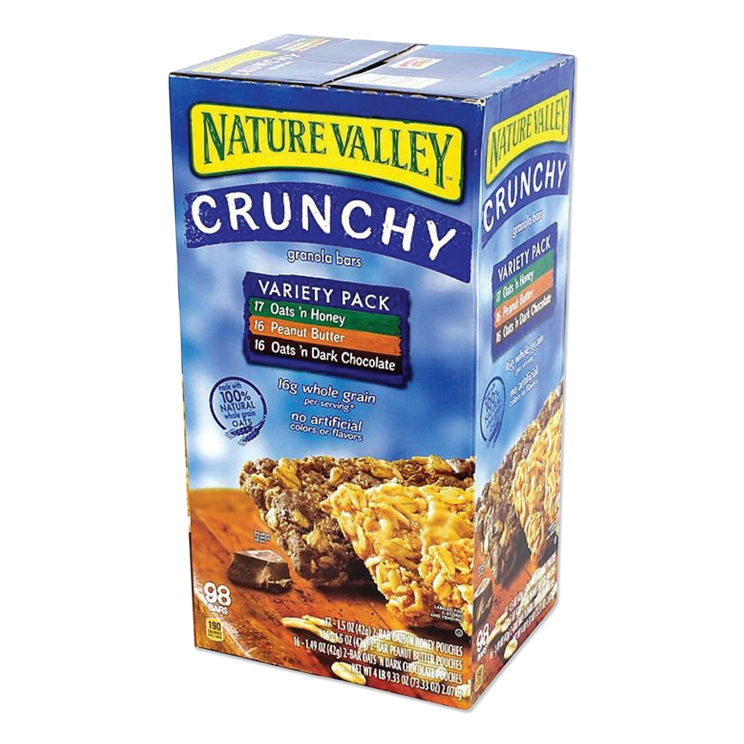 Granola Bars | Assorted Crunchy, 49 Packs/Box
