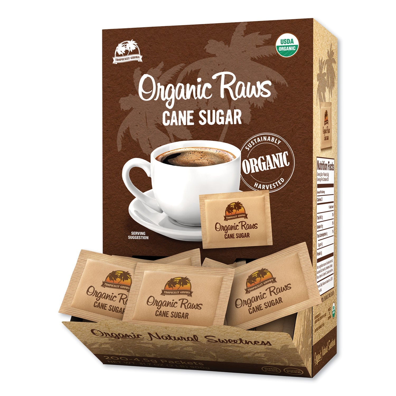 Raw Turbinado Sugar | Maui Brand | 200/Box