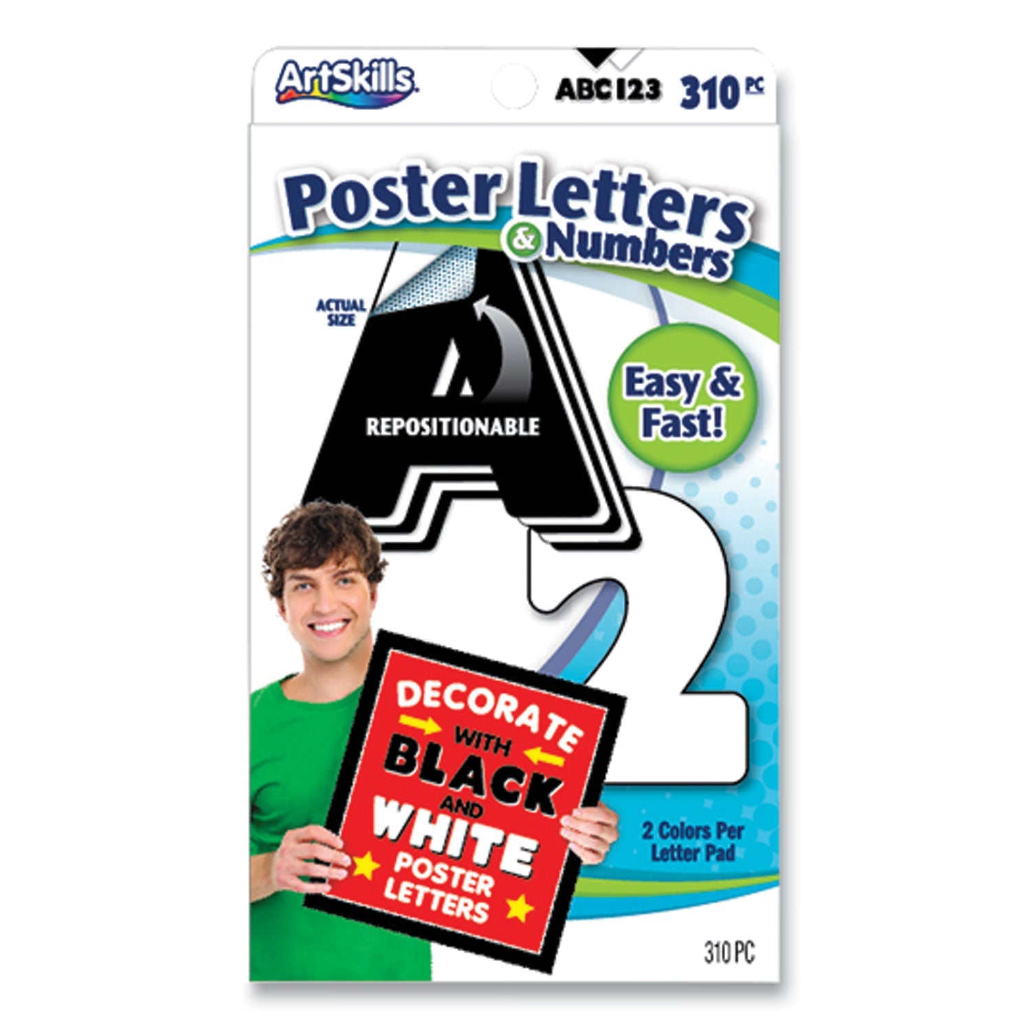 Poster Letters & Numbers | 10" | 310-Pack