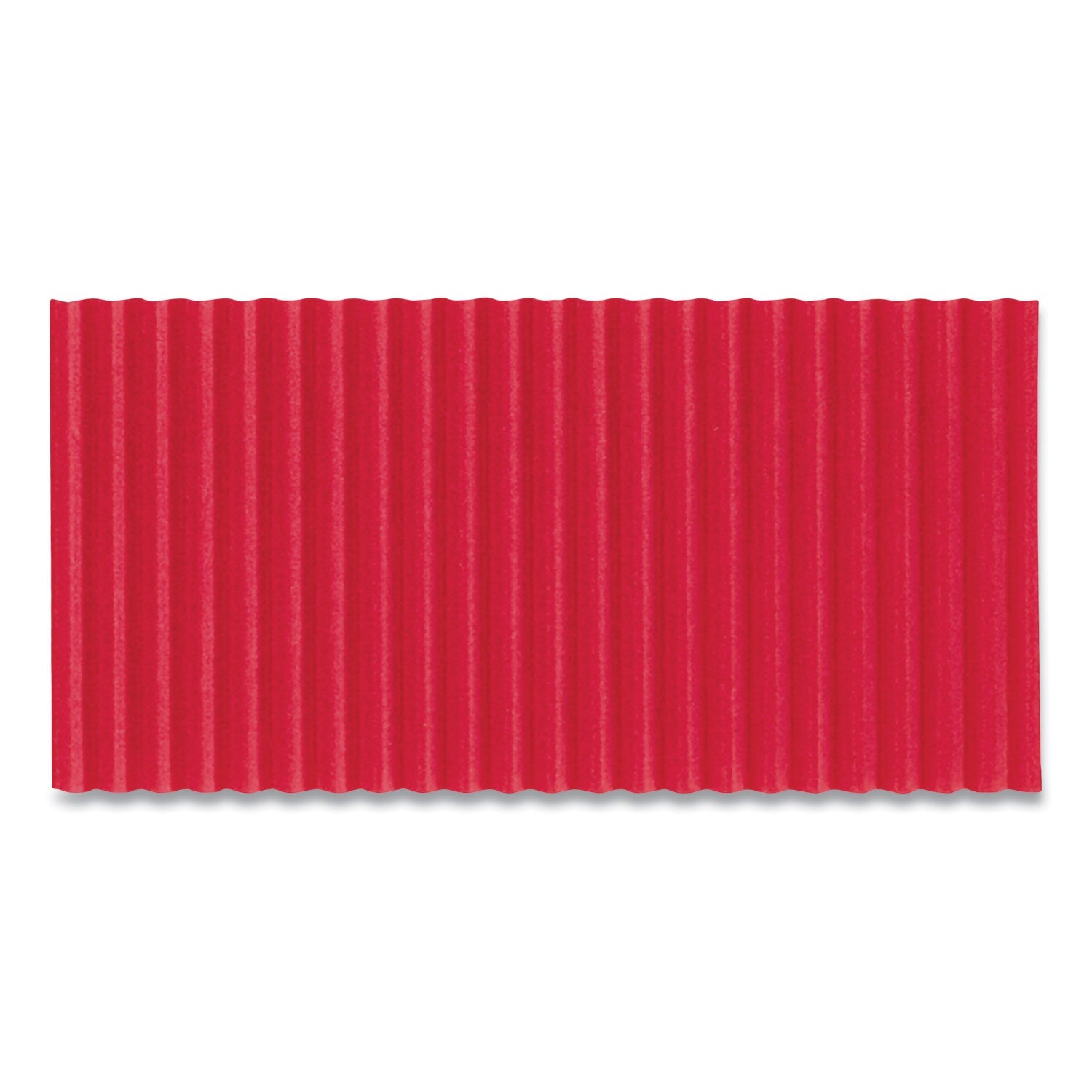 Pacon® Corobuff Corrugated Paper Roll, 48" X 25 Ft, Flame Red