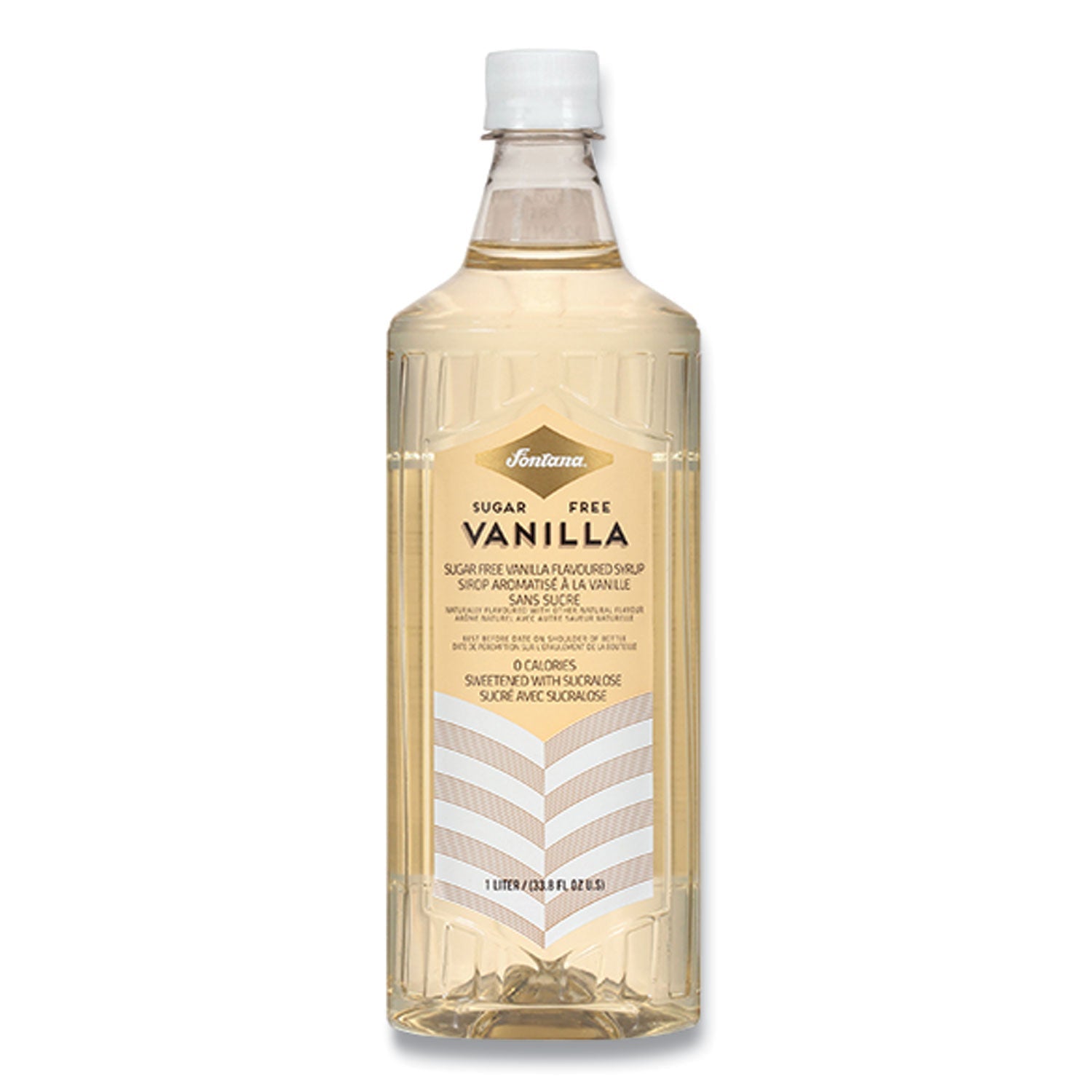 Fontana® Flavored Coffee Syrup, Sugar Free Vanilla, 1 L Bottle