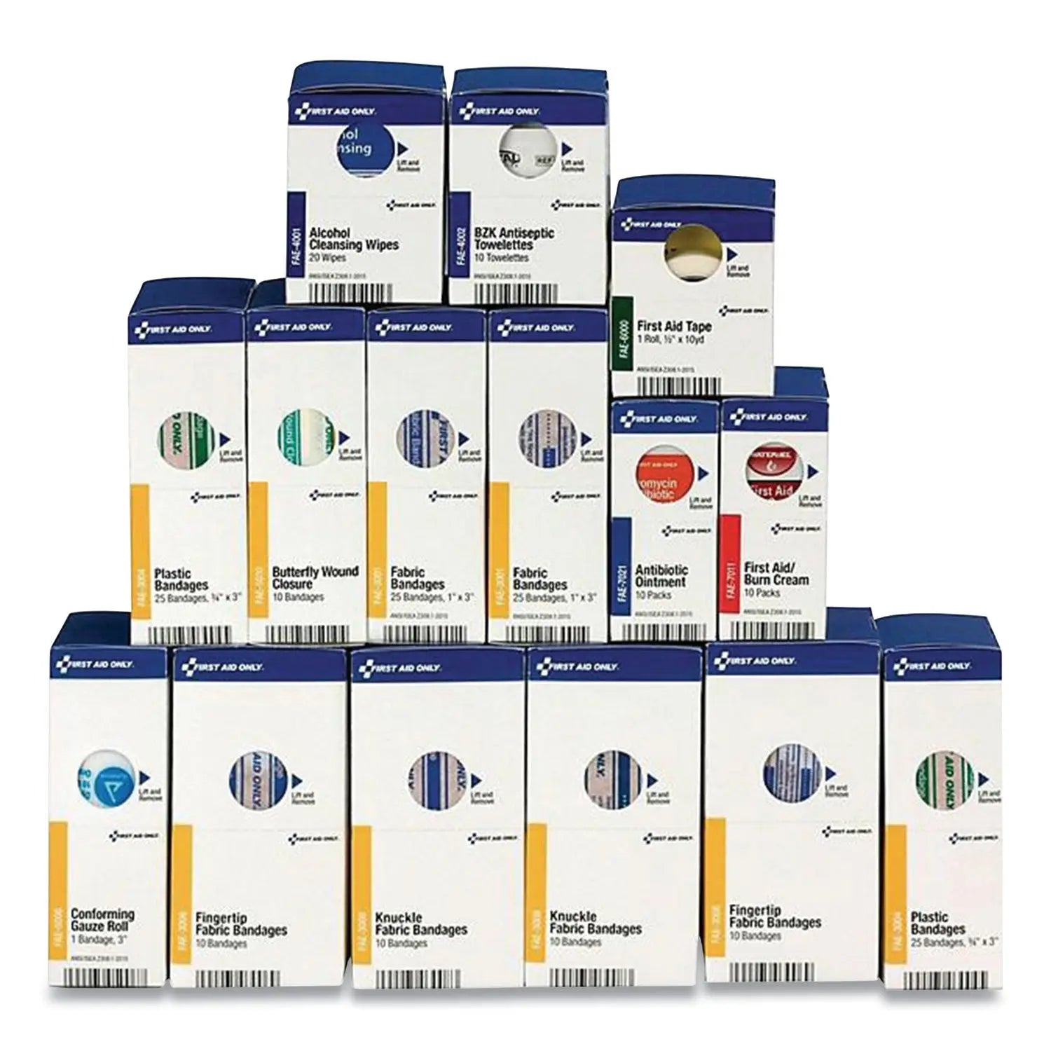 First Aid Only™ Refill For Smartcompliance General Business Cabinet, 172 Pieces