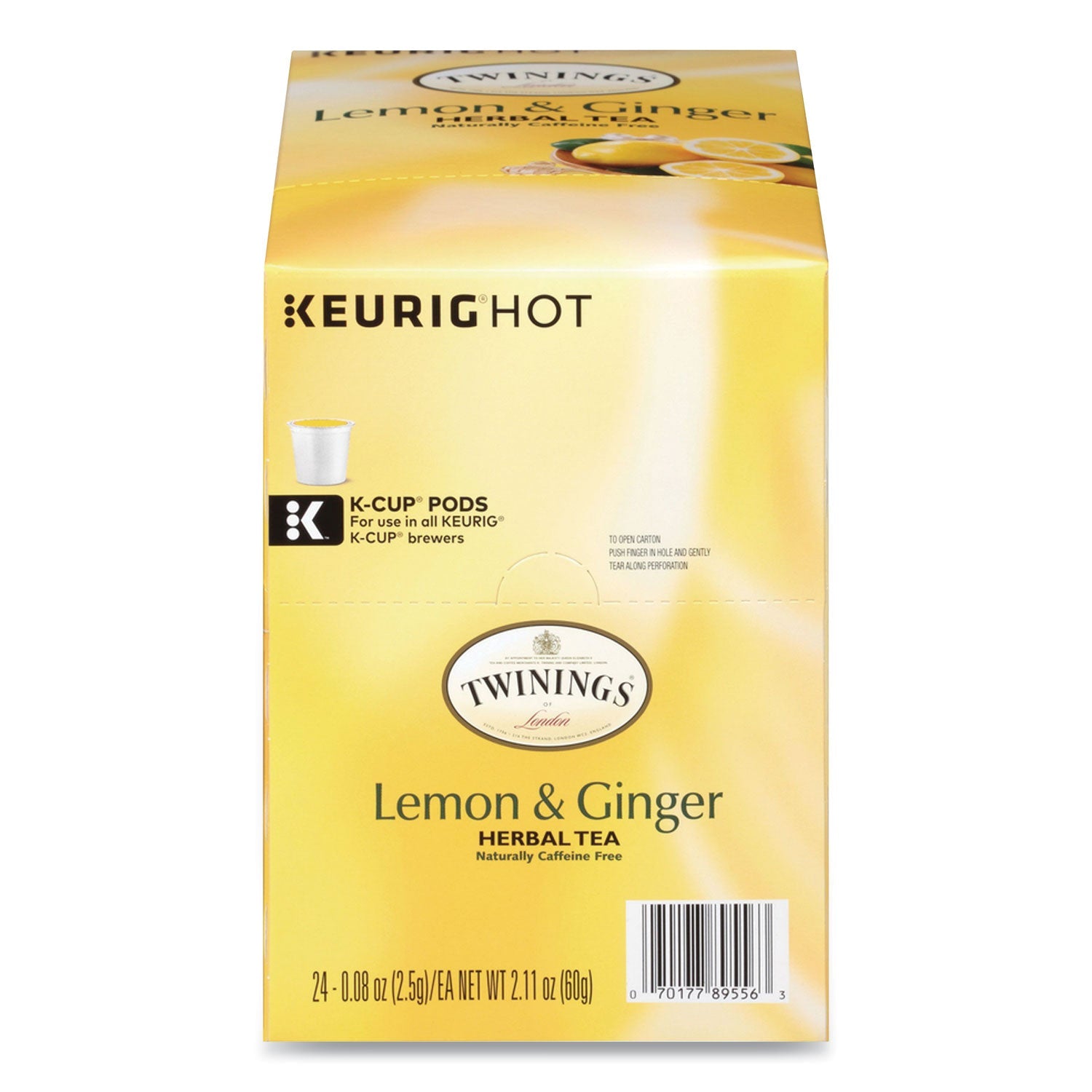 Lemon Ginger Tea K-Cups® | Twinings®, 24-Count