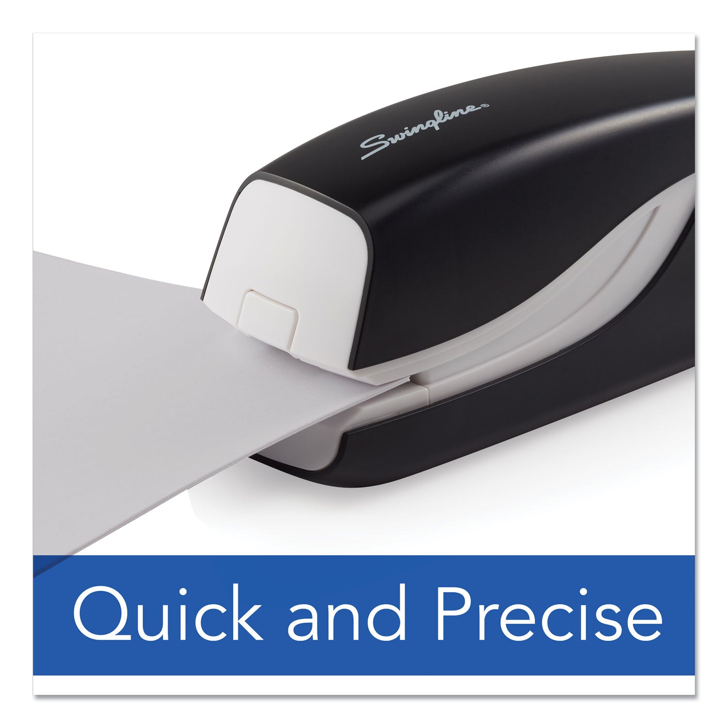 Swingline® Breeze Automatic Stapler, 20-Sheet Capacity, Black
