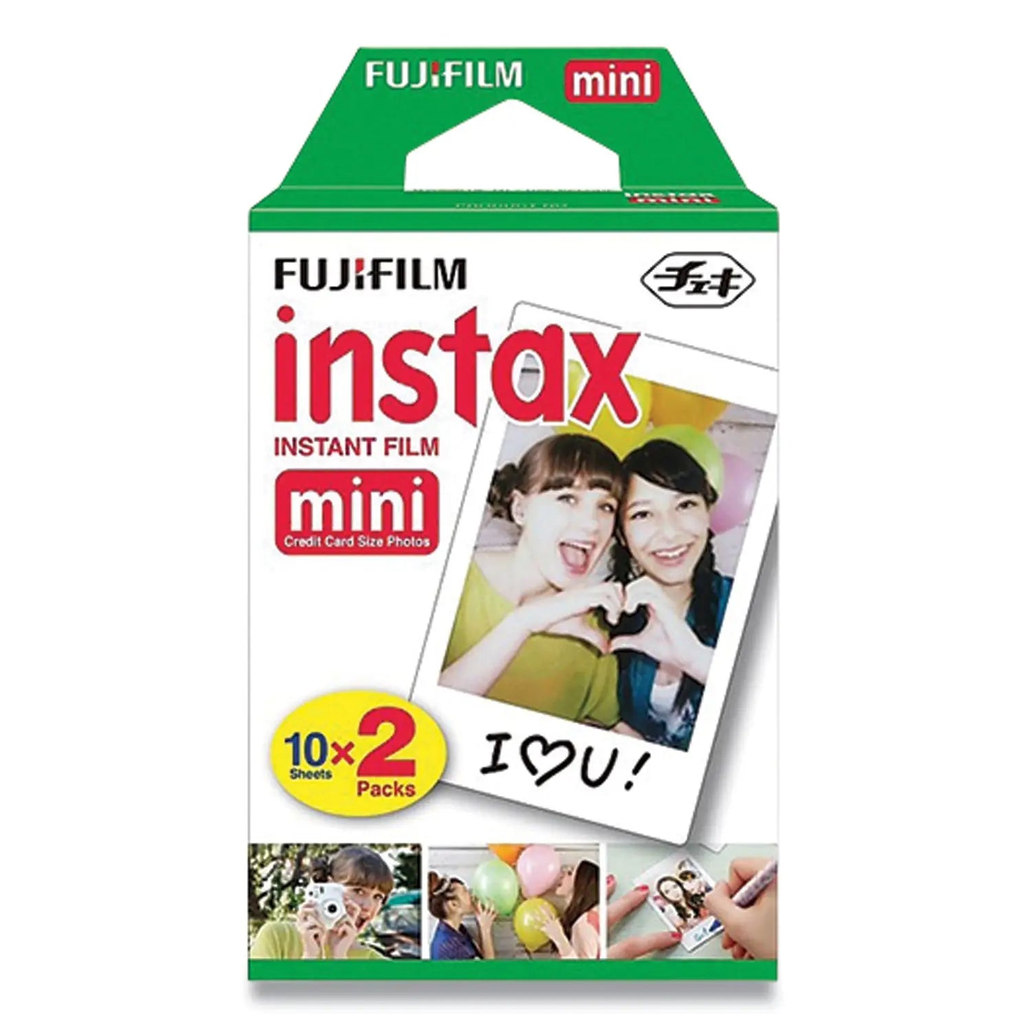 Fujifilm Instax Mini Film, 800 Asa, Color, 20 Sheets