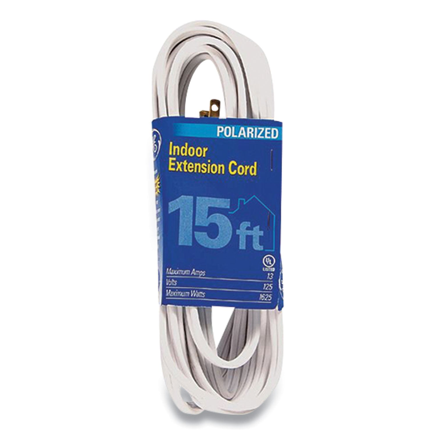 GE Indoor Extension Cord | 15 Ft White