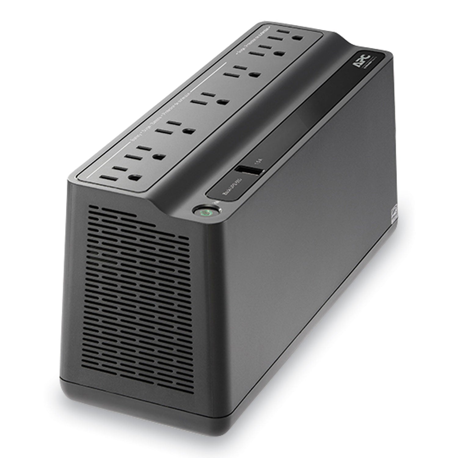 APC® Bn650M1 Back-Ups 650 Va Battery Backup System, 7 Outlets, 650 Va, 490 J