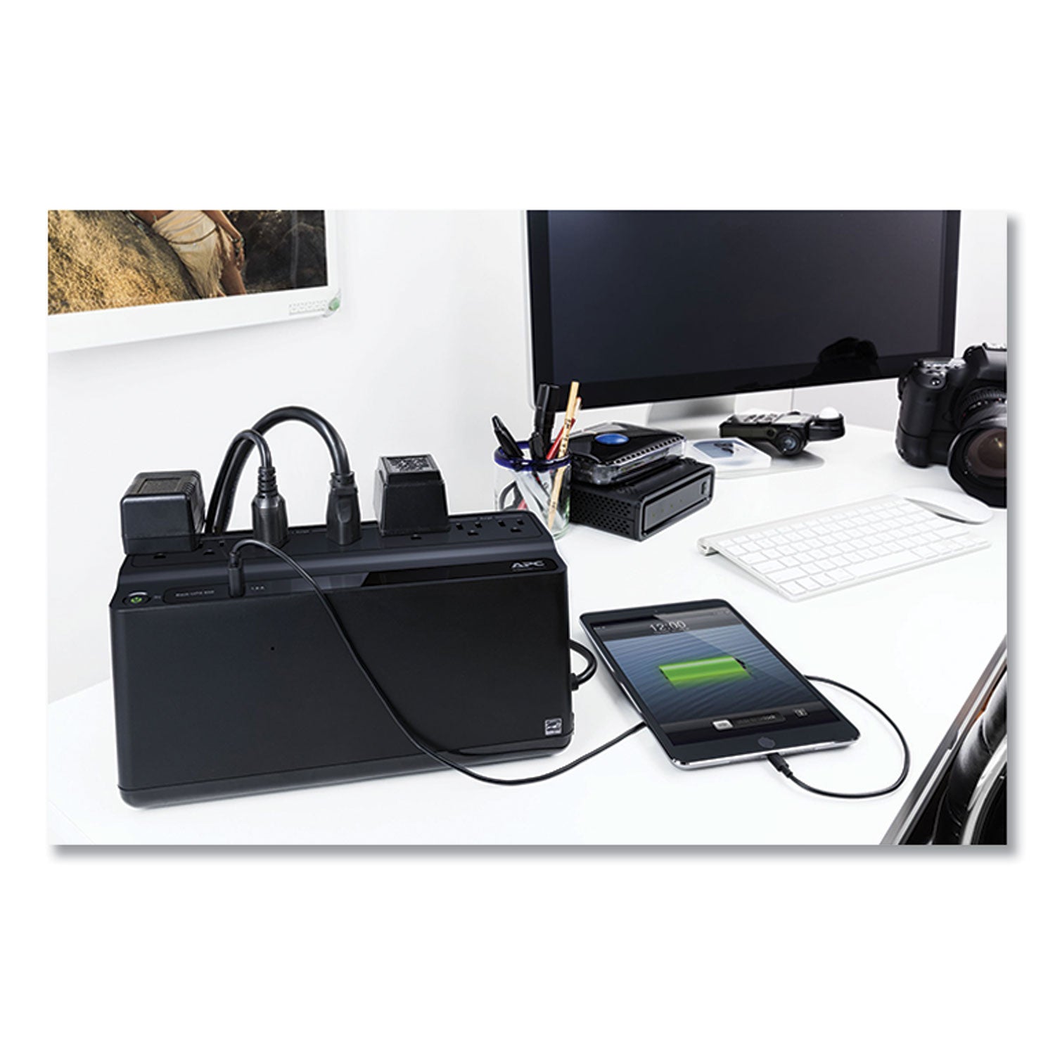 APC® Bn650M1 Back-Ups 650 Va Battery Backup System, 7 Outlets, 650 Va, 490 J