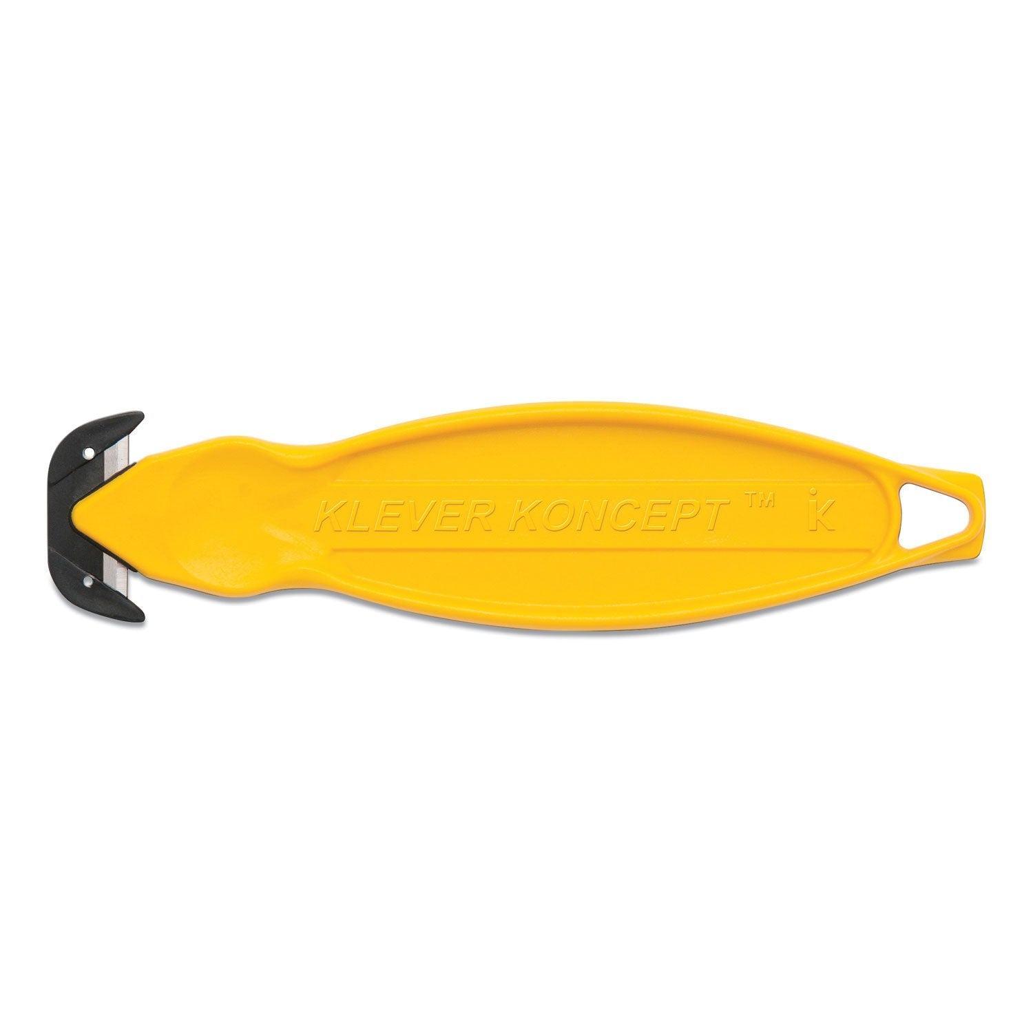 Klever Koncept Safety Cutter | 10-Pack, Yellow