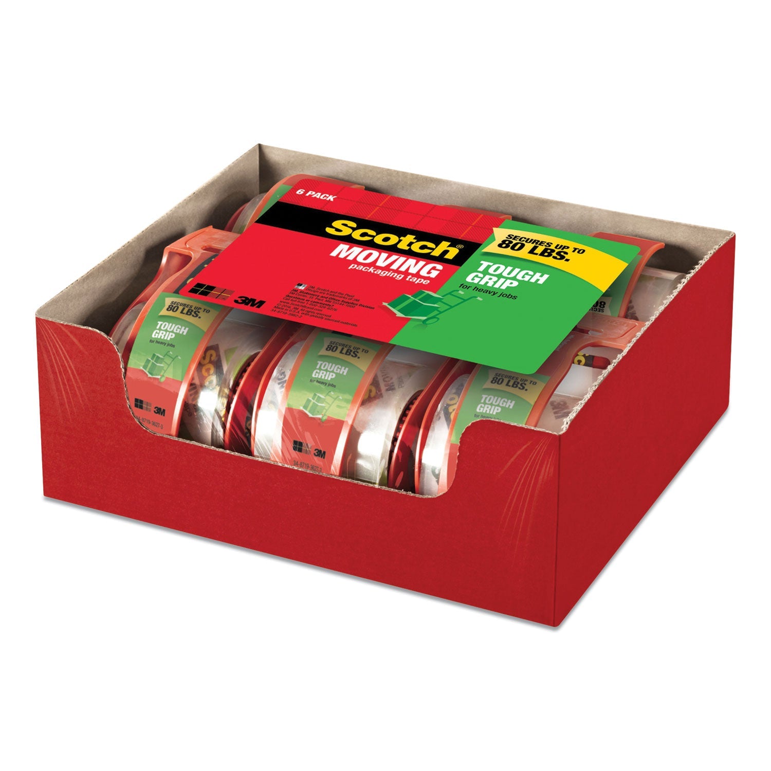 Scotch Tough Grip Moving Tape with Dispenser