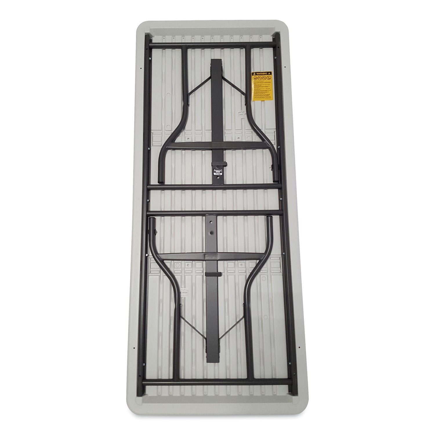 Iceberg IndestrucTable Industrial Folding Table, Rectangular, 72" x 30" x 29", Platinum