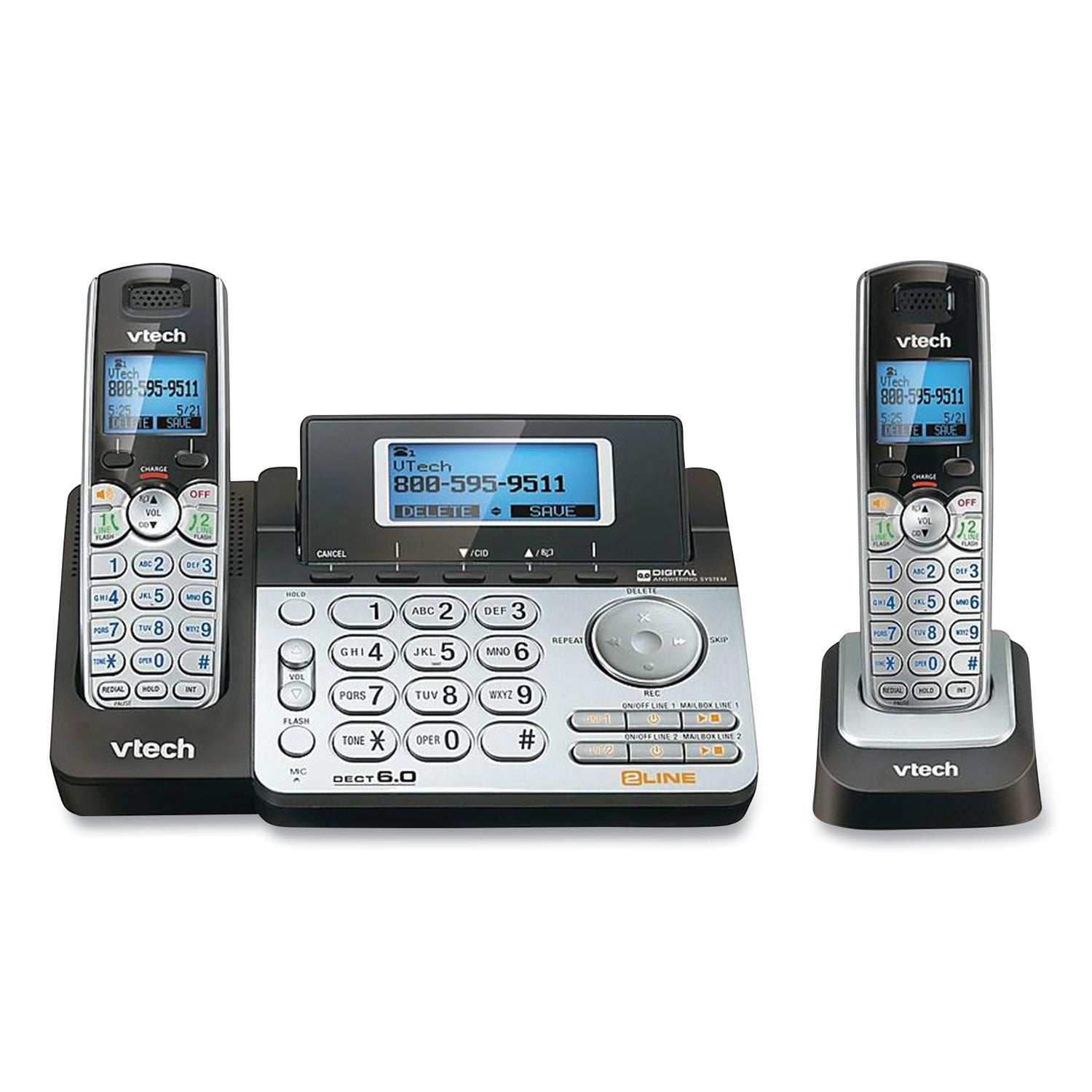 Two-Handset Two-Line Cordless Phone | DS6151-2