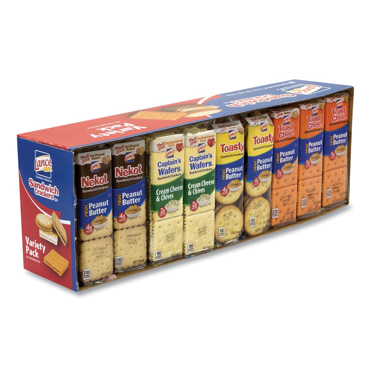 Lance® Cookies and Crackers Variety Pack, Assorted, 36/Box - Bloom Skins