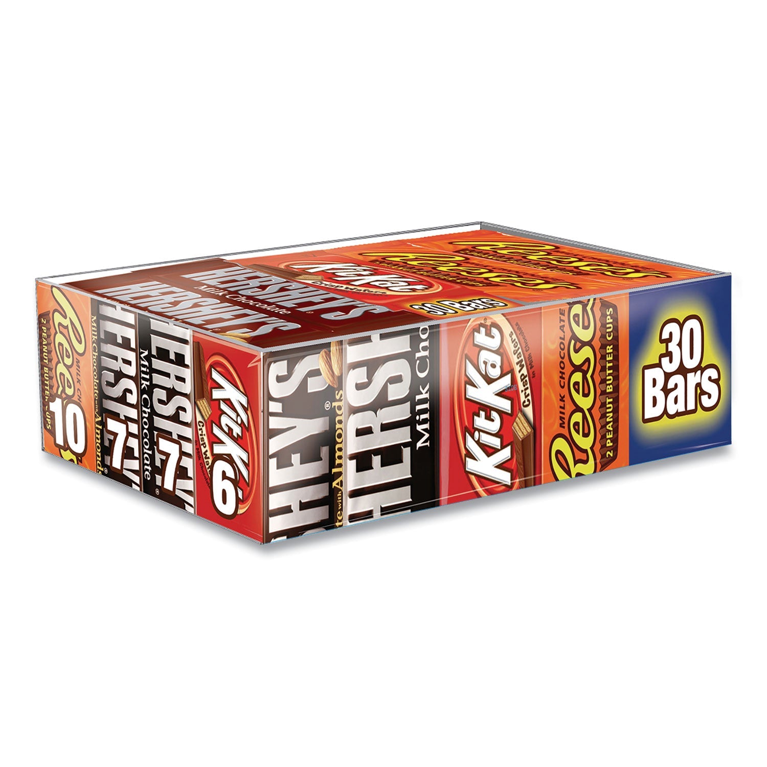 Hershey®'s Full Size Chocolate Candy Bar Variety Pack, Assorted 1.5 oz Bar, 30 Bars/Box
