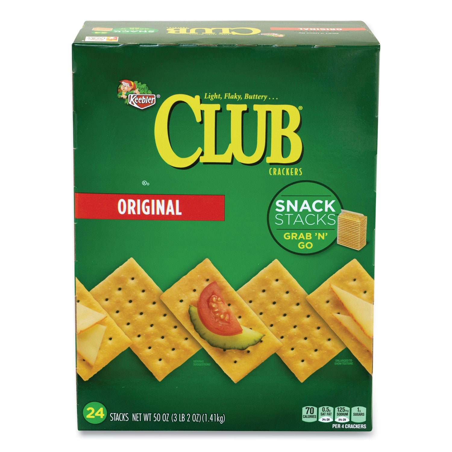 Keebler® Original Club Crackers Snack Stacks, 50 oz Box
