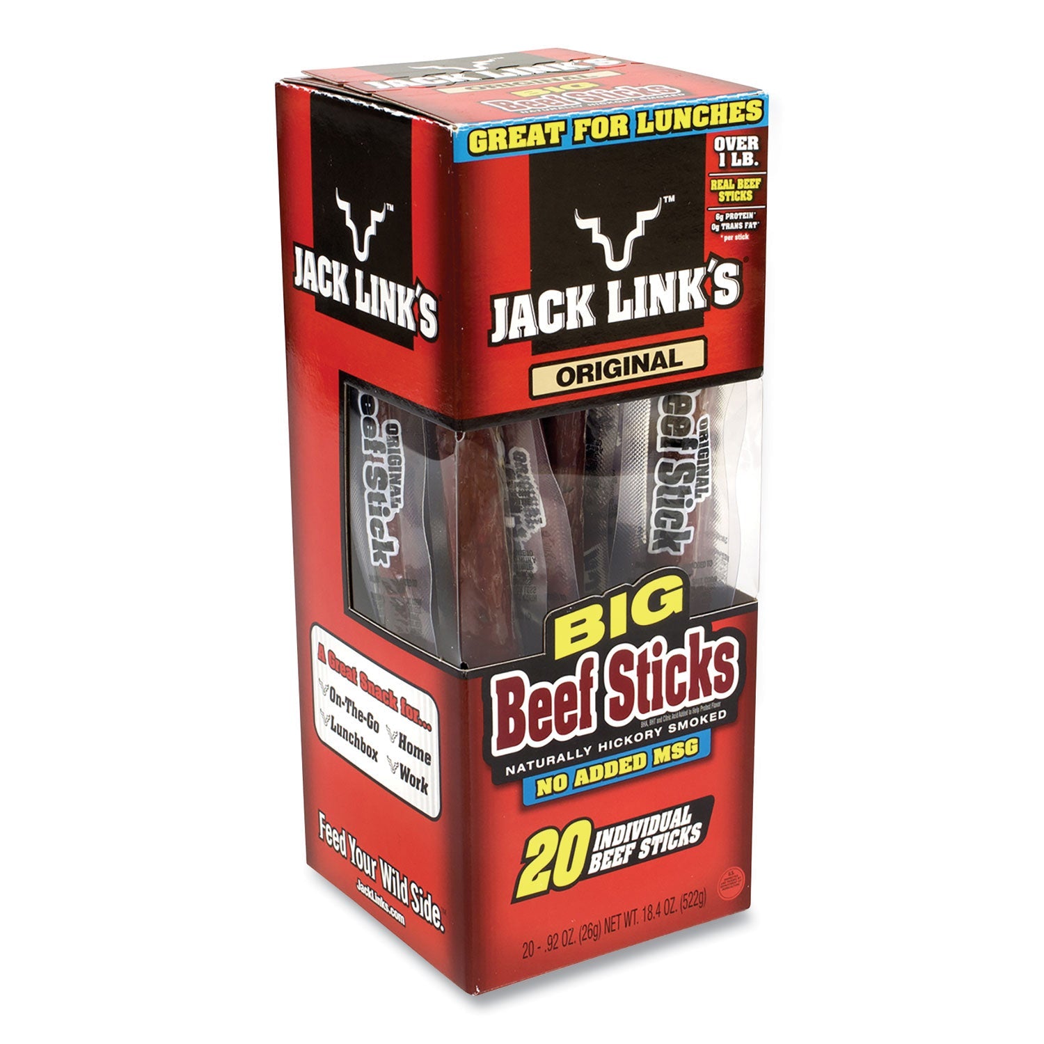 Jack Link’s Big Beef Sticks | 0.92oz, 20/Ctn